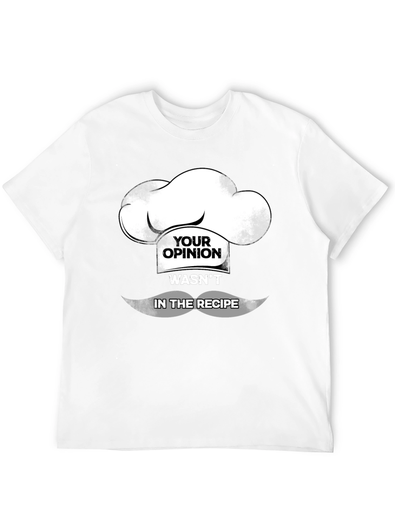Black Chef Opinion T-Shirt Funny Cooking Design view 12
