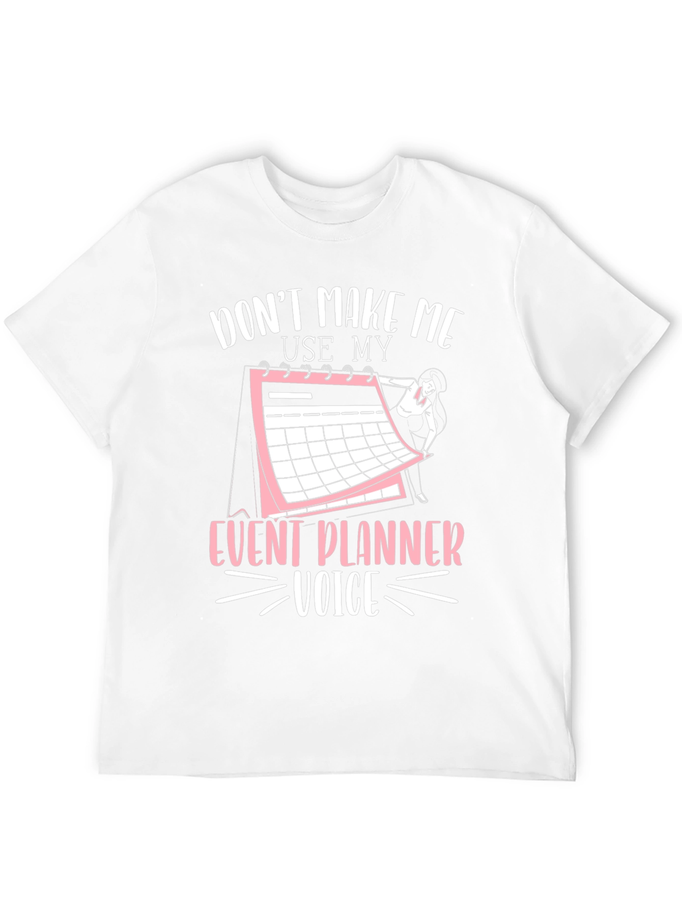 Black Event Planner Voice T-Shirt view 12