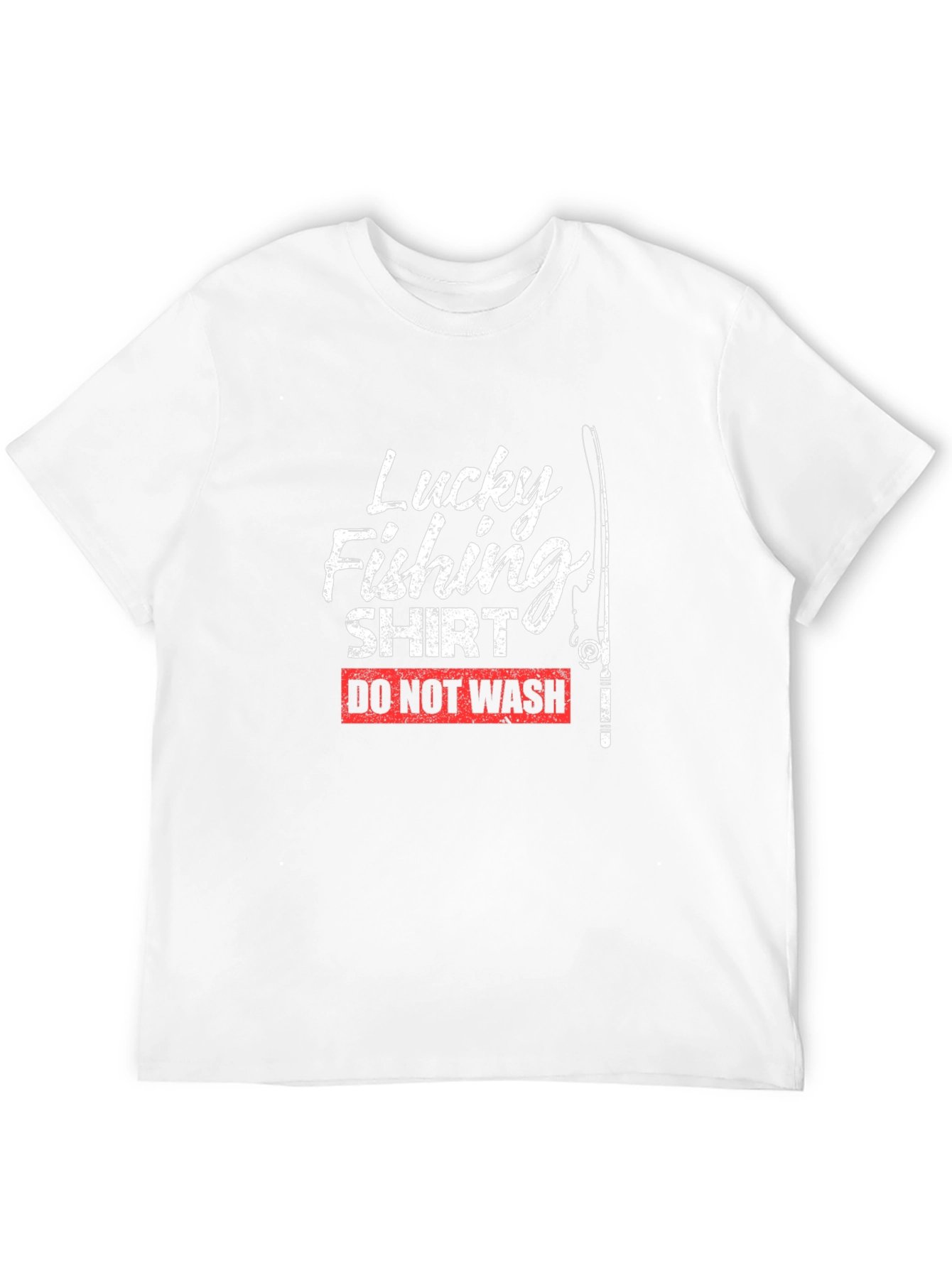 Black Lucky Fishing Shirt - Do Not Wash Novelty Tee view 12