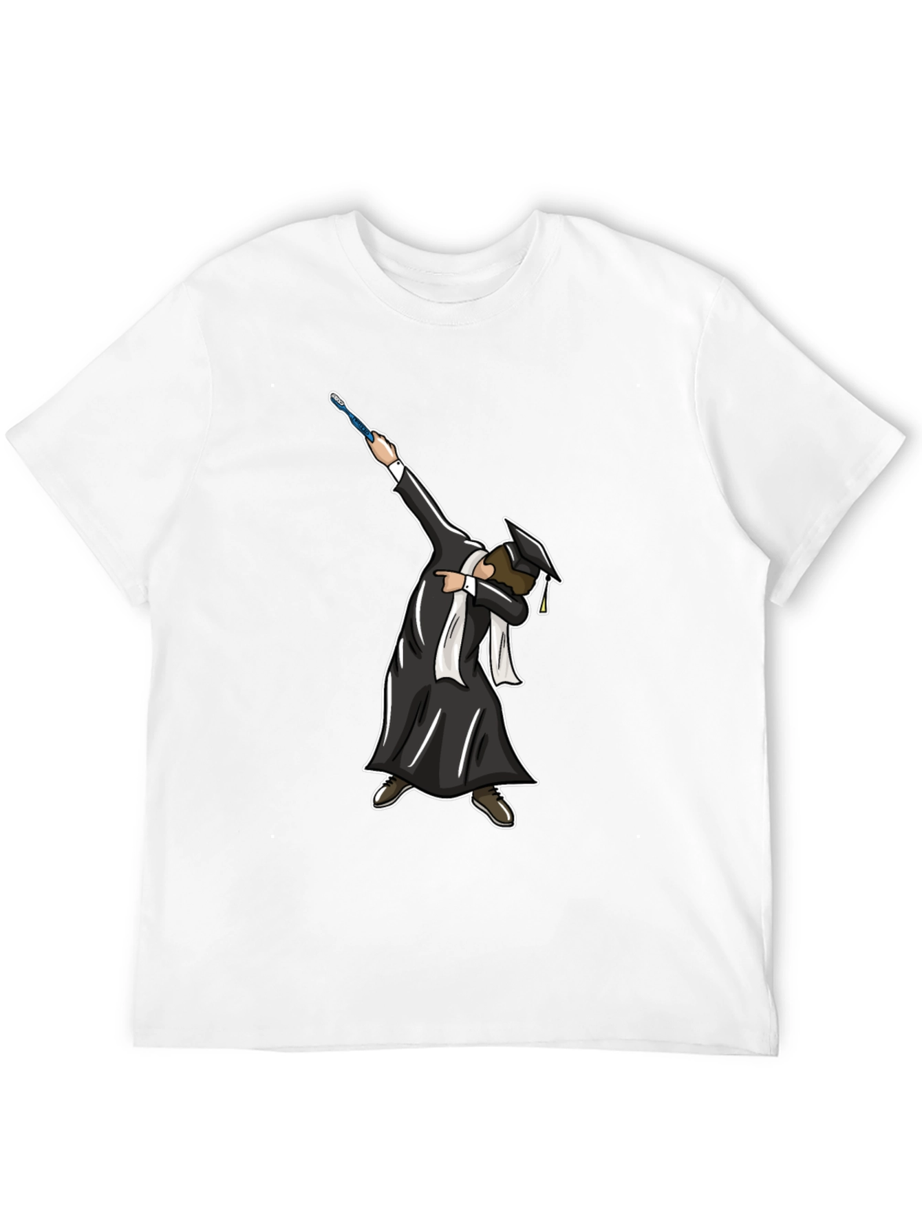 Black Graduation Dabbing T-Shirt view 12