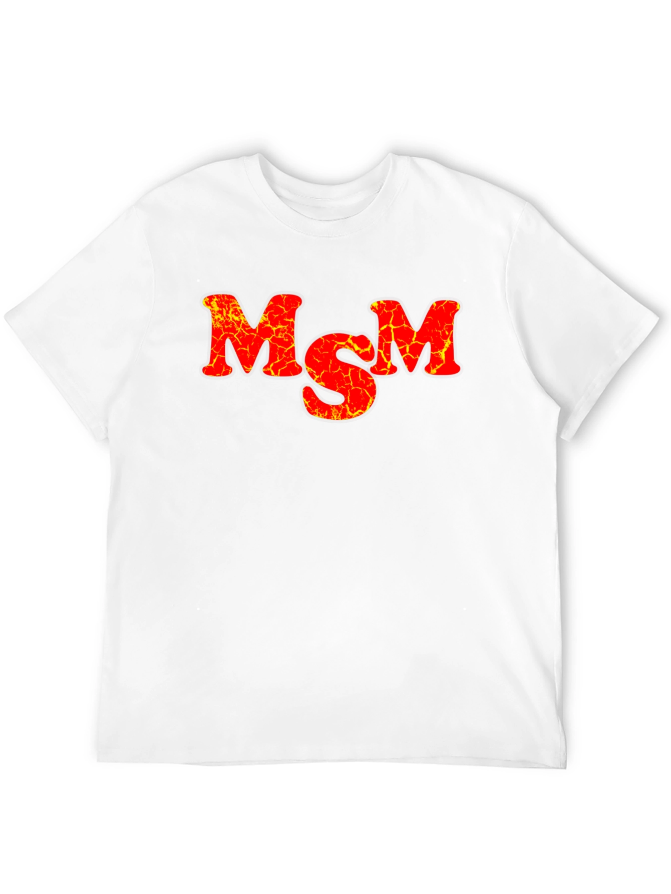 Black MSM Lava T-Shirt - Bold Graphic Tee view 12