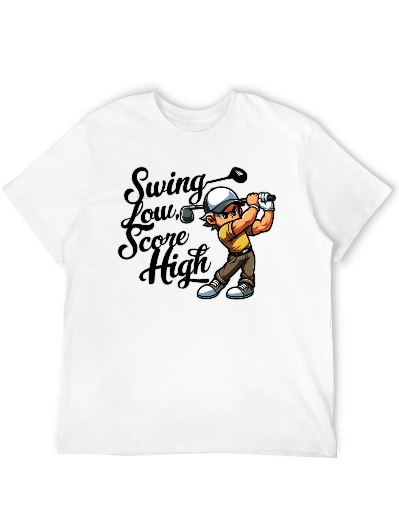 Golf Swing T-Shirt - Swing Low Score High - 12