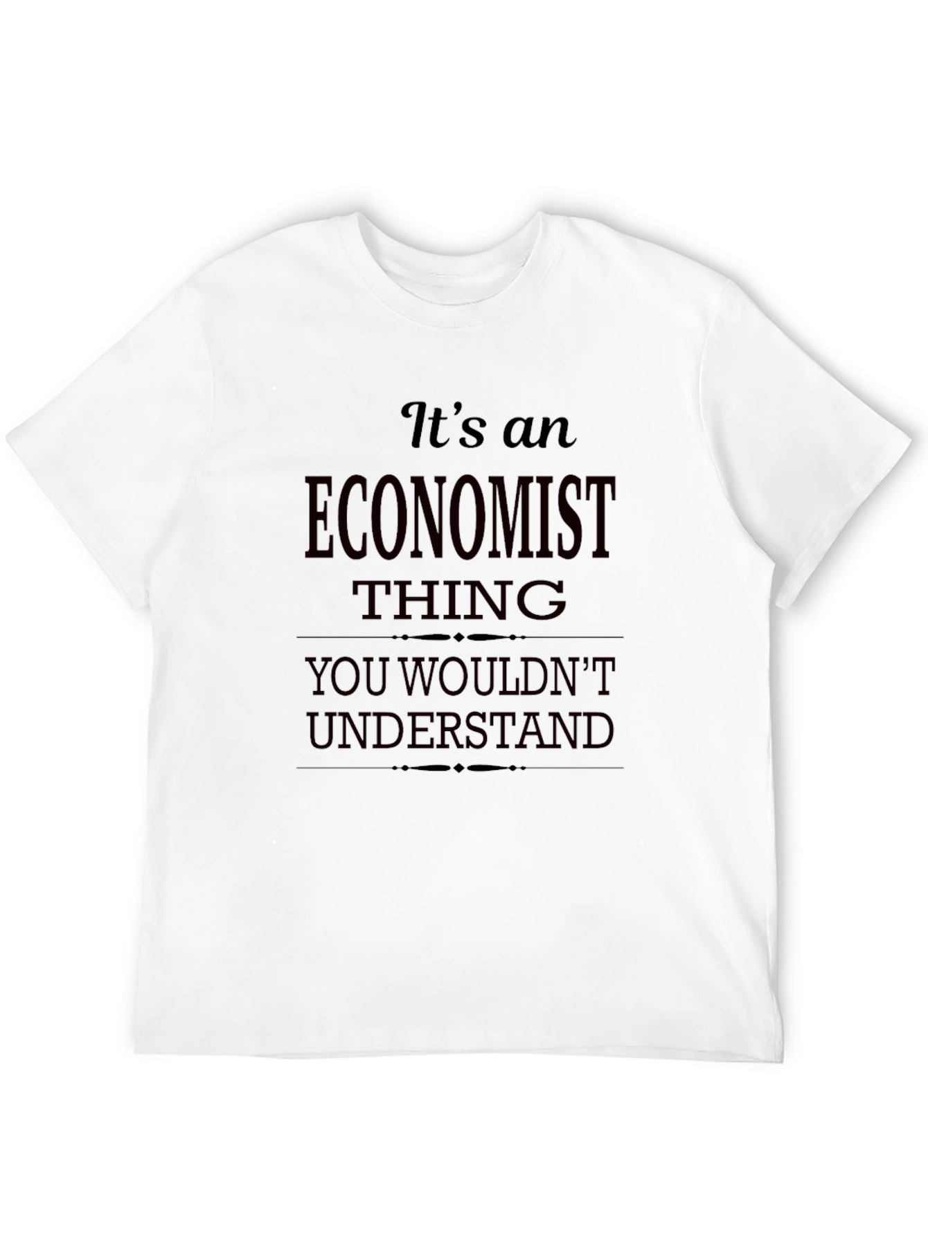 Black Economist Thing Graphic T-Shirt view 12