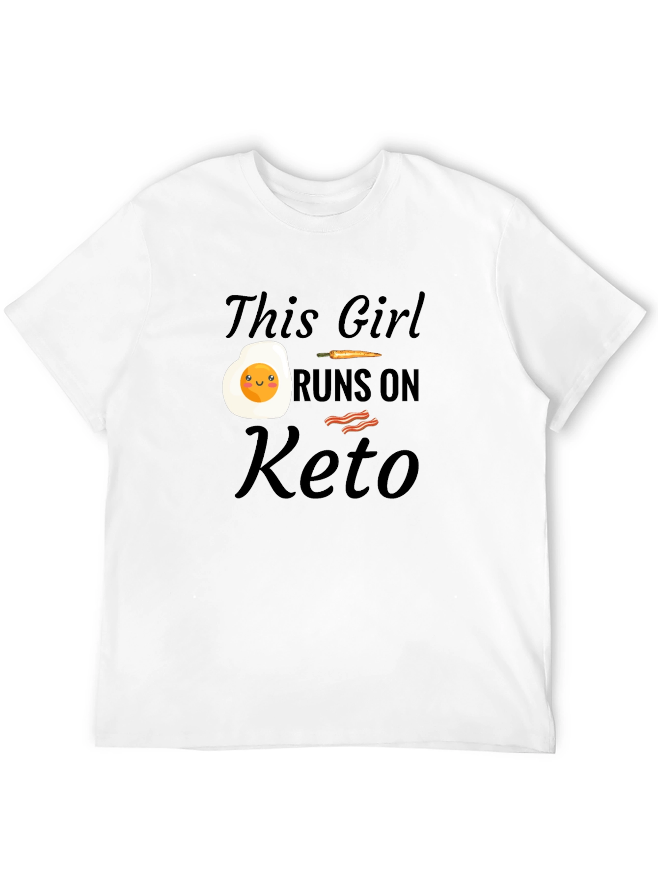 This Girl Runs on Keto T-Shirt - 12