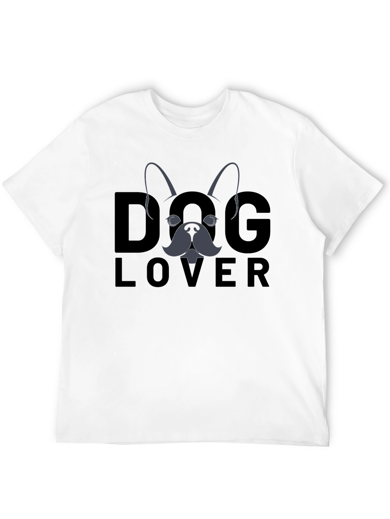 Black Dog Lover Graphic T-Shirt - Black view 12