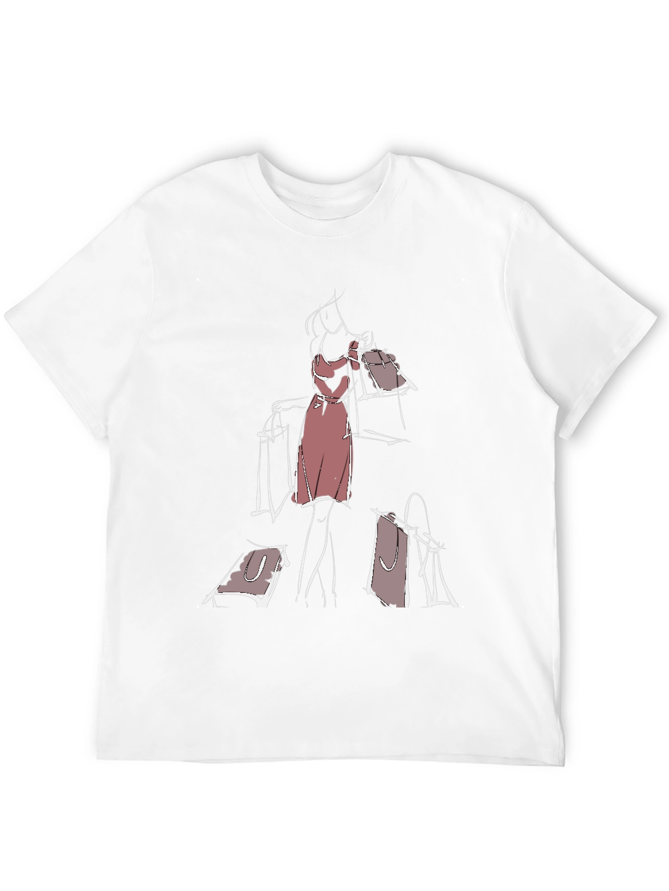 Black Stylish Graphic Print T-Shirt view 12