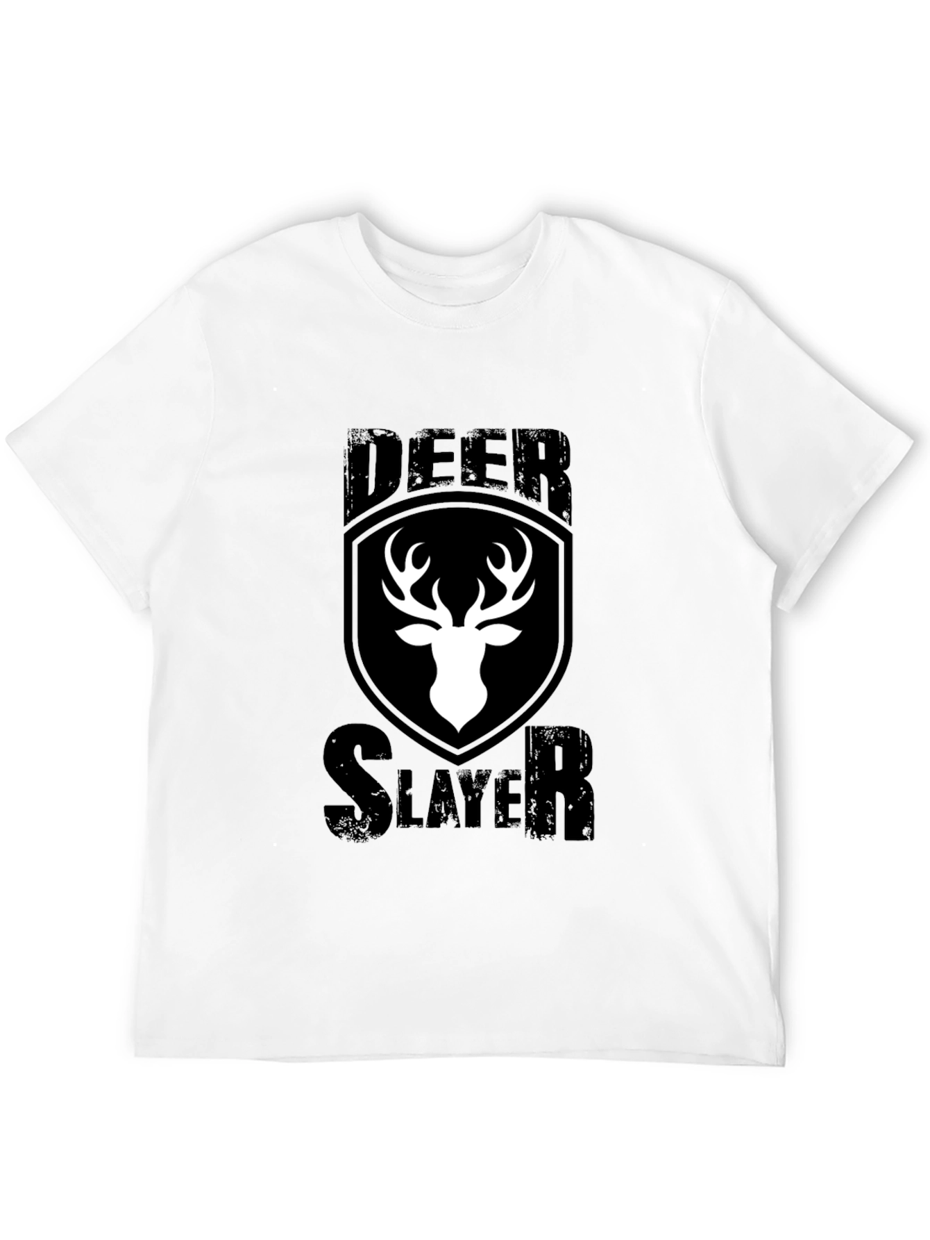 Black Deer Slayer Graphic Tee - Hunting T-Shirt view 12