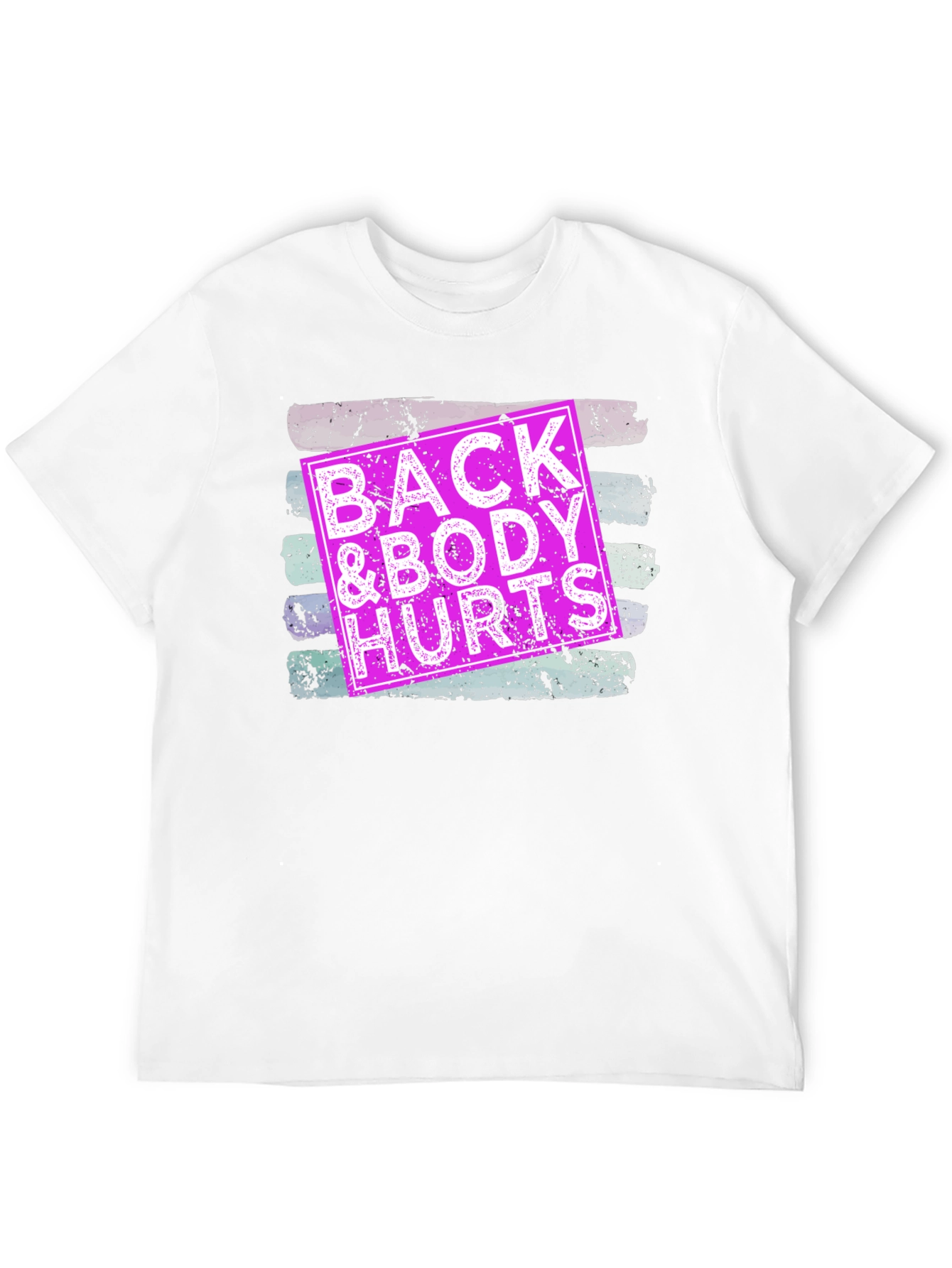 Black Back & Body Hurts Graphic Tee - Unisex view 12