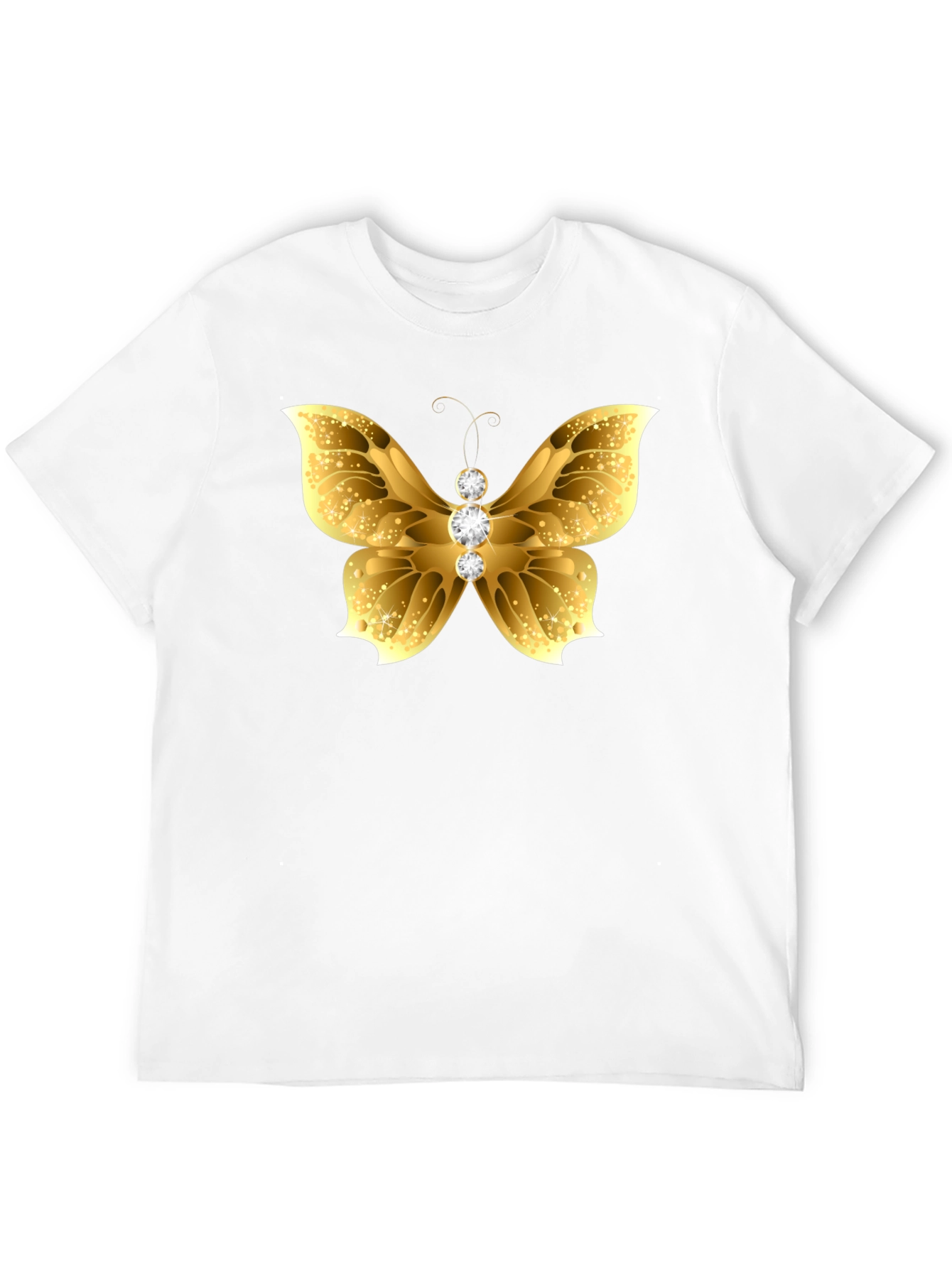 Black Golden Butterfly Tee view 12