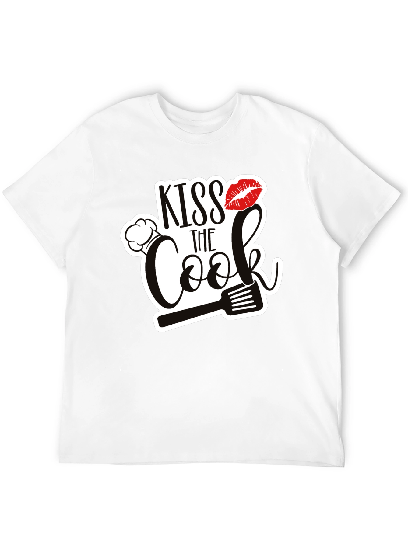 Black Kiss The Cook Black Graphic Tee view 12