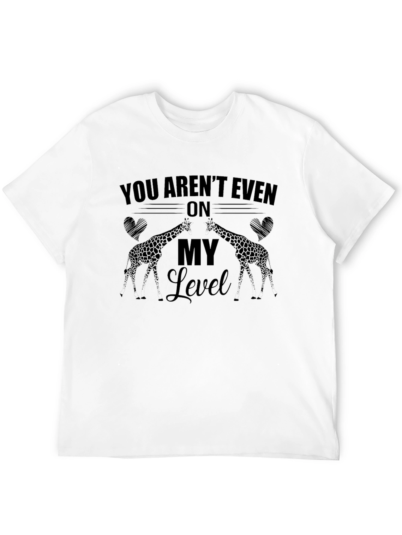 Black Giraffe Level T-Shirt view 12