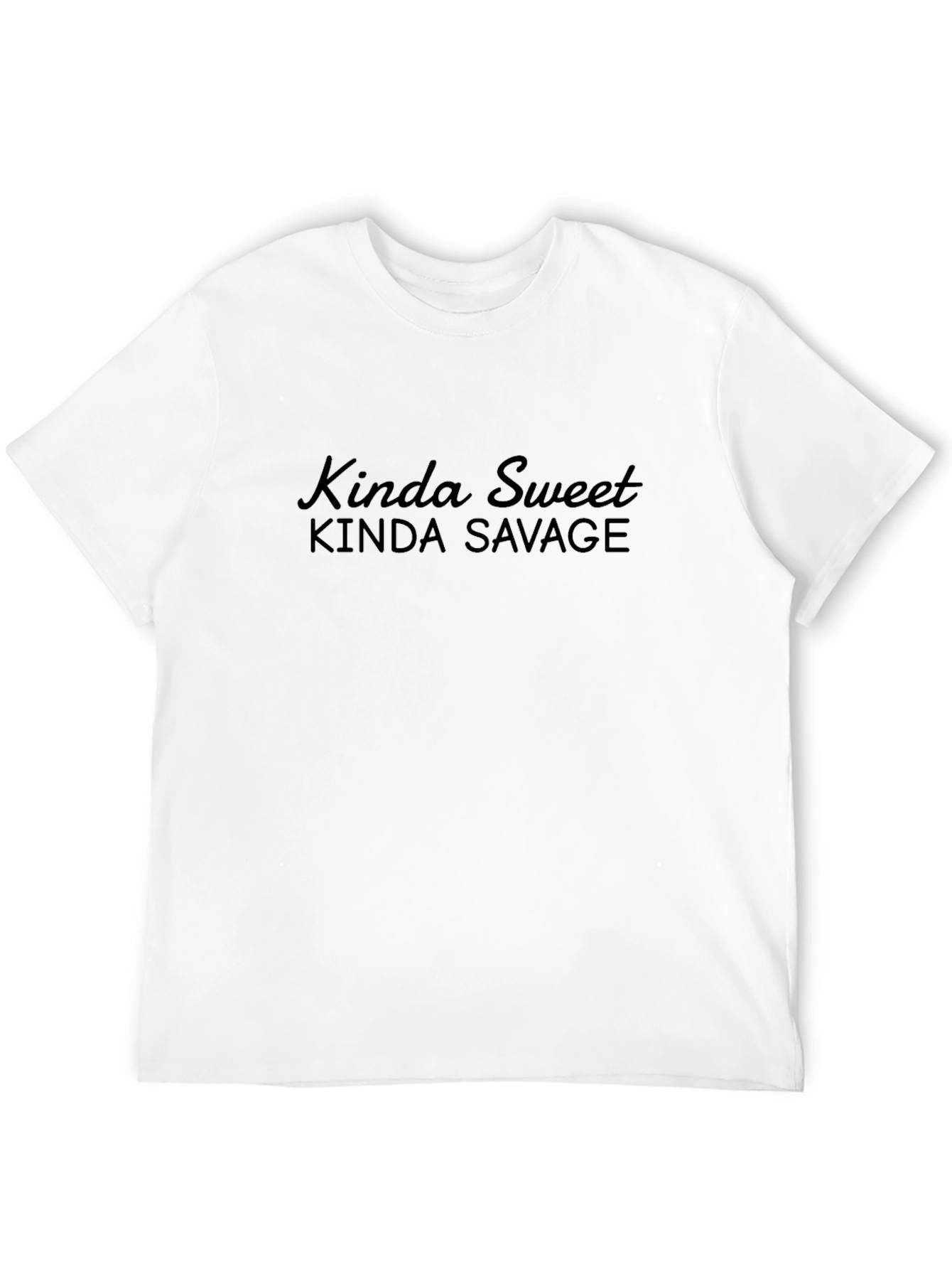 Black Kinda Sweet Kinda Savage Black T-Shirt view 12