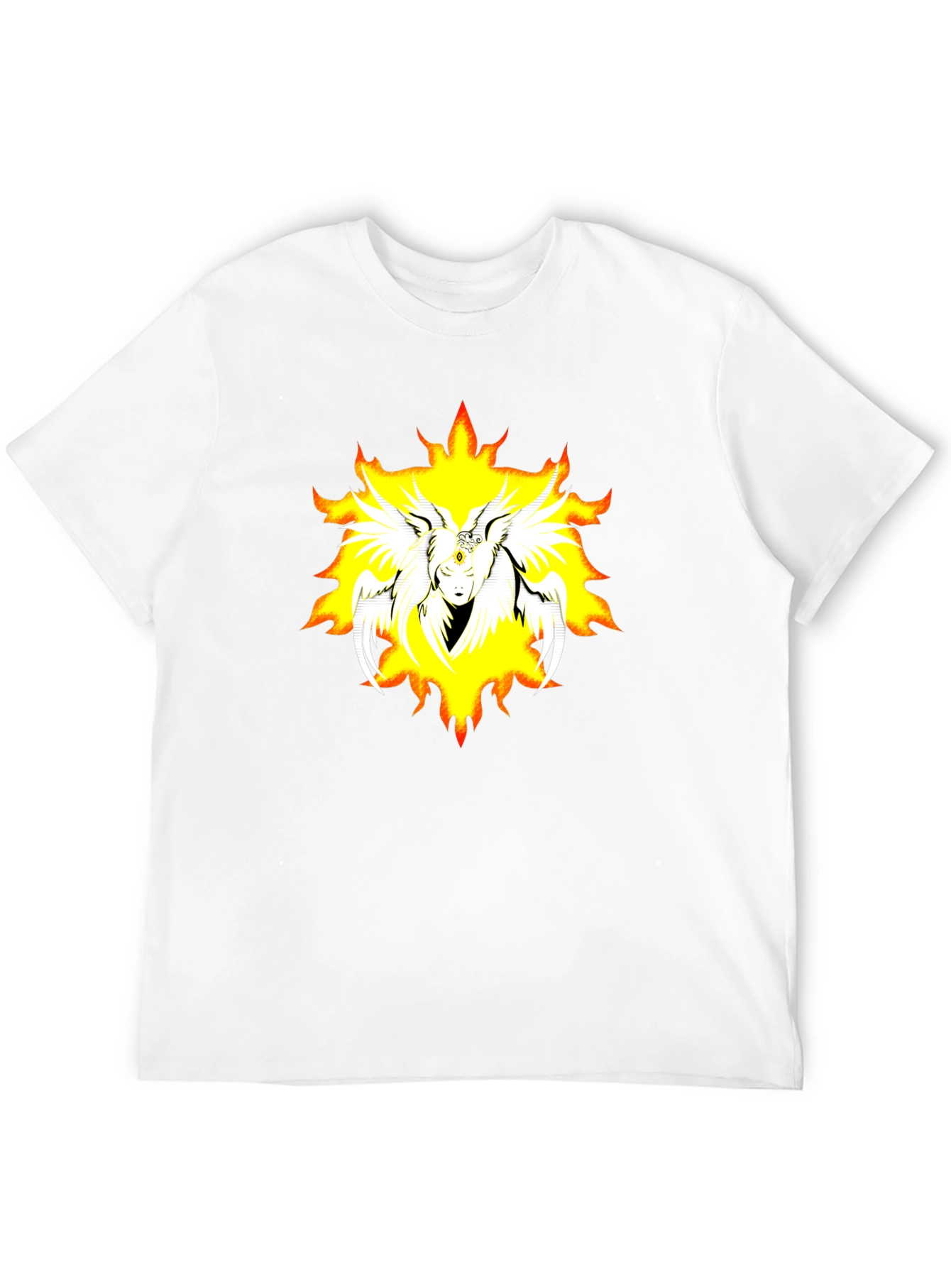 Black Biblically Accurate Angel T-Shirt view 12