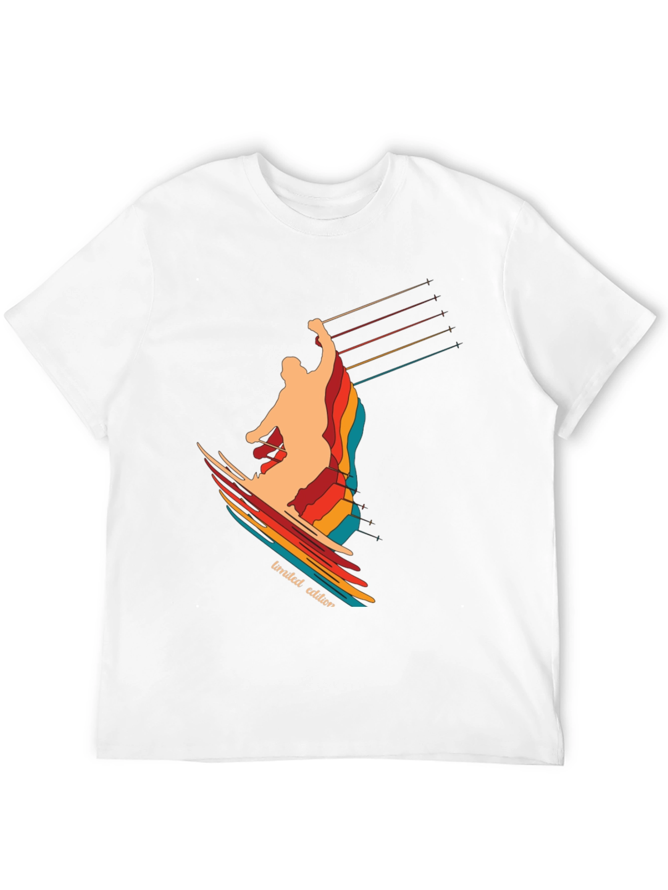 Retro Skiing Limited Edition Graphic Tee - 12