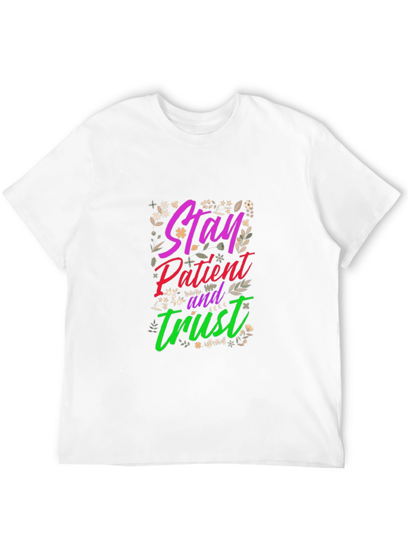 Black Stay Patient Trust Graphic Tee view 12