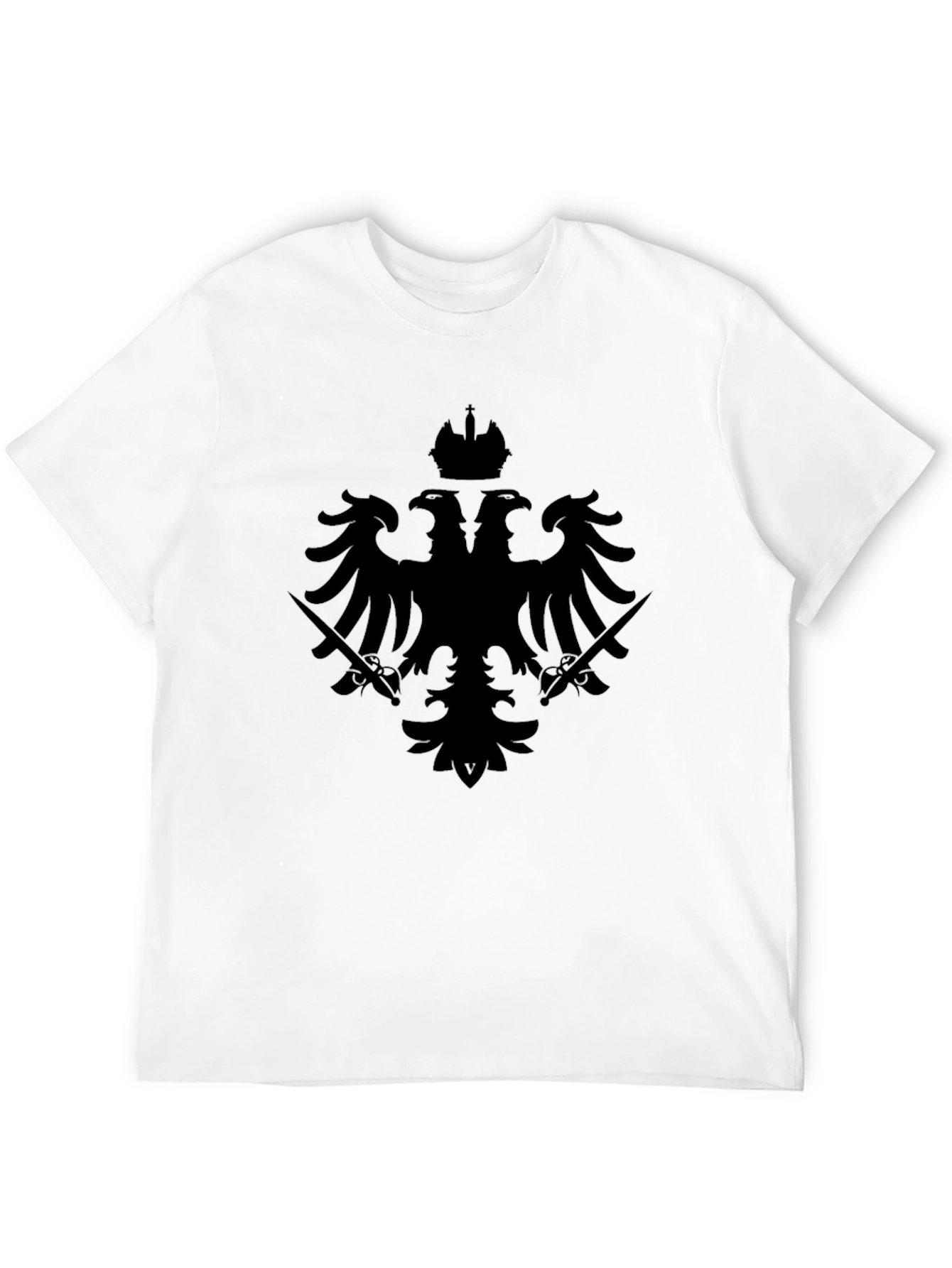 Black Black Double-Headed Eagle Graphic T-Shirt view 12
