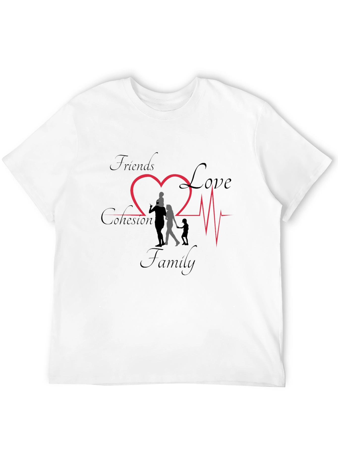 Black Family Love Cohesion Friends Tee view 12