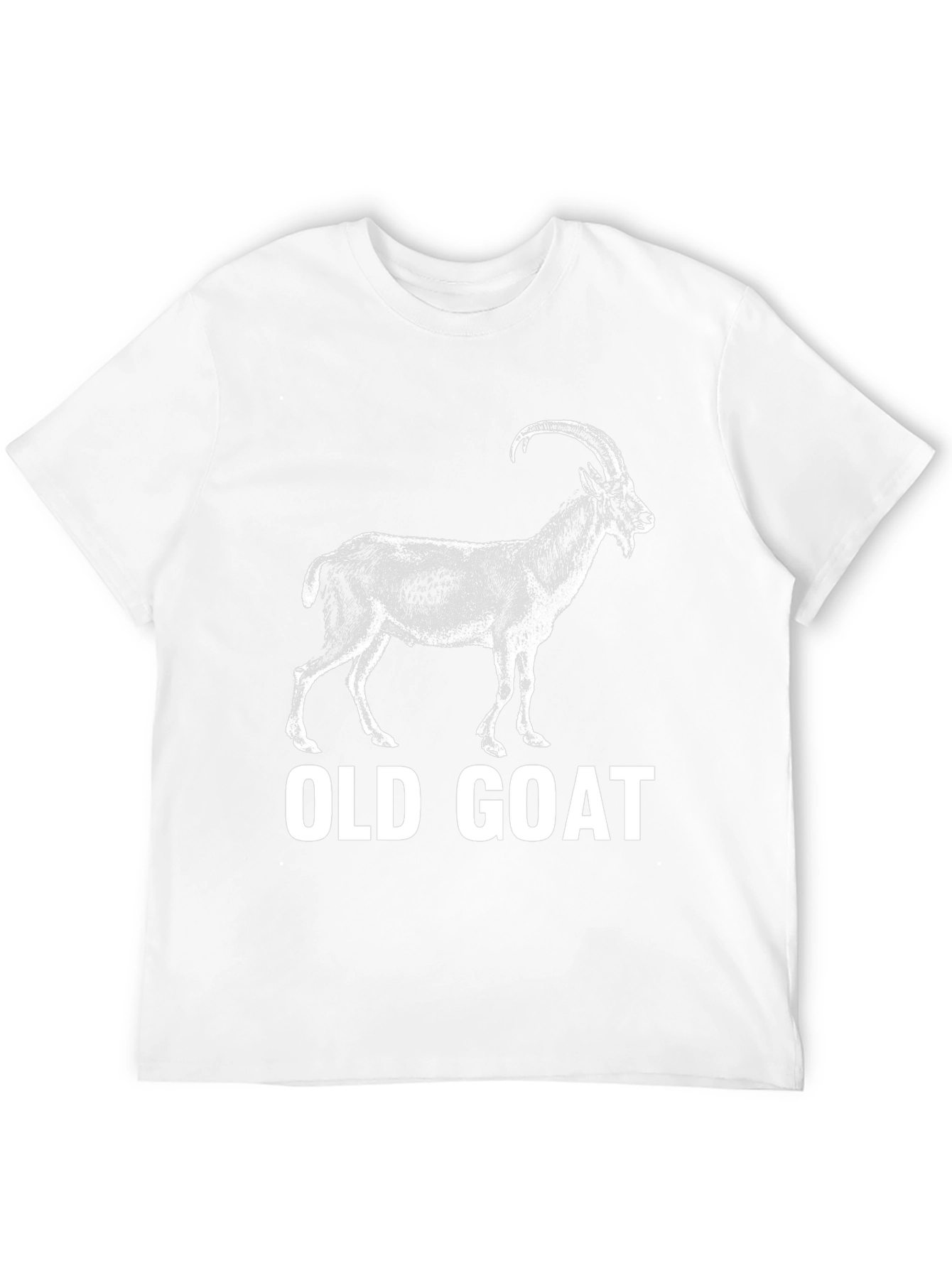 Black Old Goat T-Shirt - Unique Animal Graphic Tee view 12