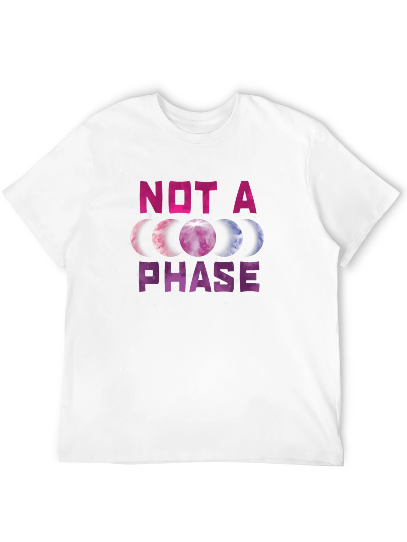 Black Not A Phase Graphic Tee view 12