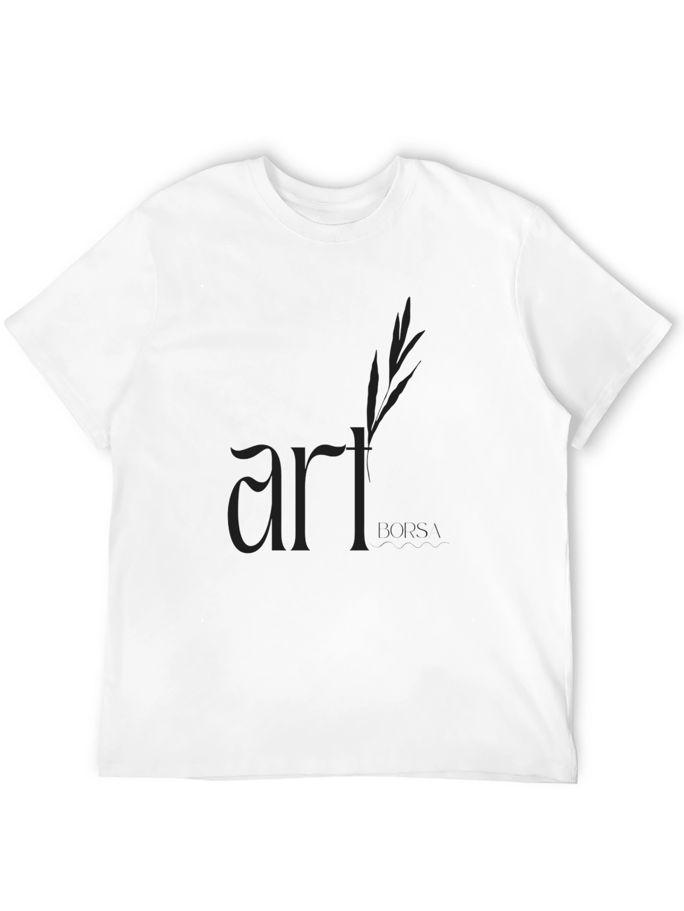 Black Men's Black 'art' Graphic Tee - Casual Comfort view 12