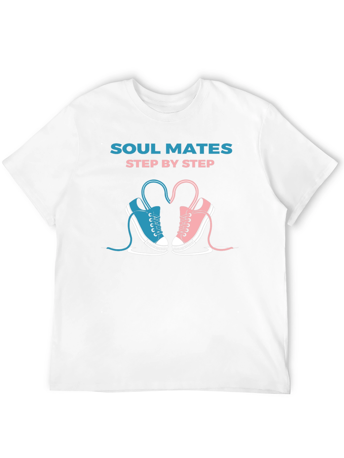 Black Soul Mates Step By Step Graphic T-Shirt view 12