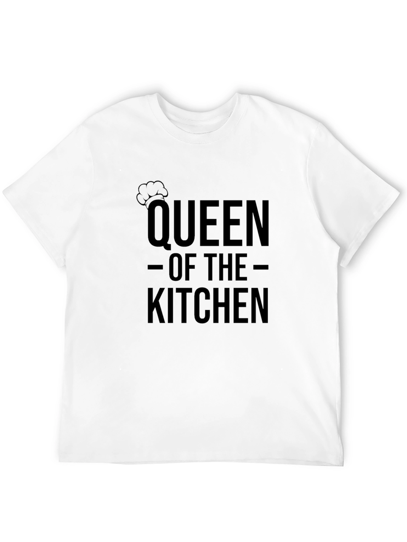 Black Queen of the Kitchen Black T-Shirt view 12