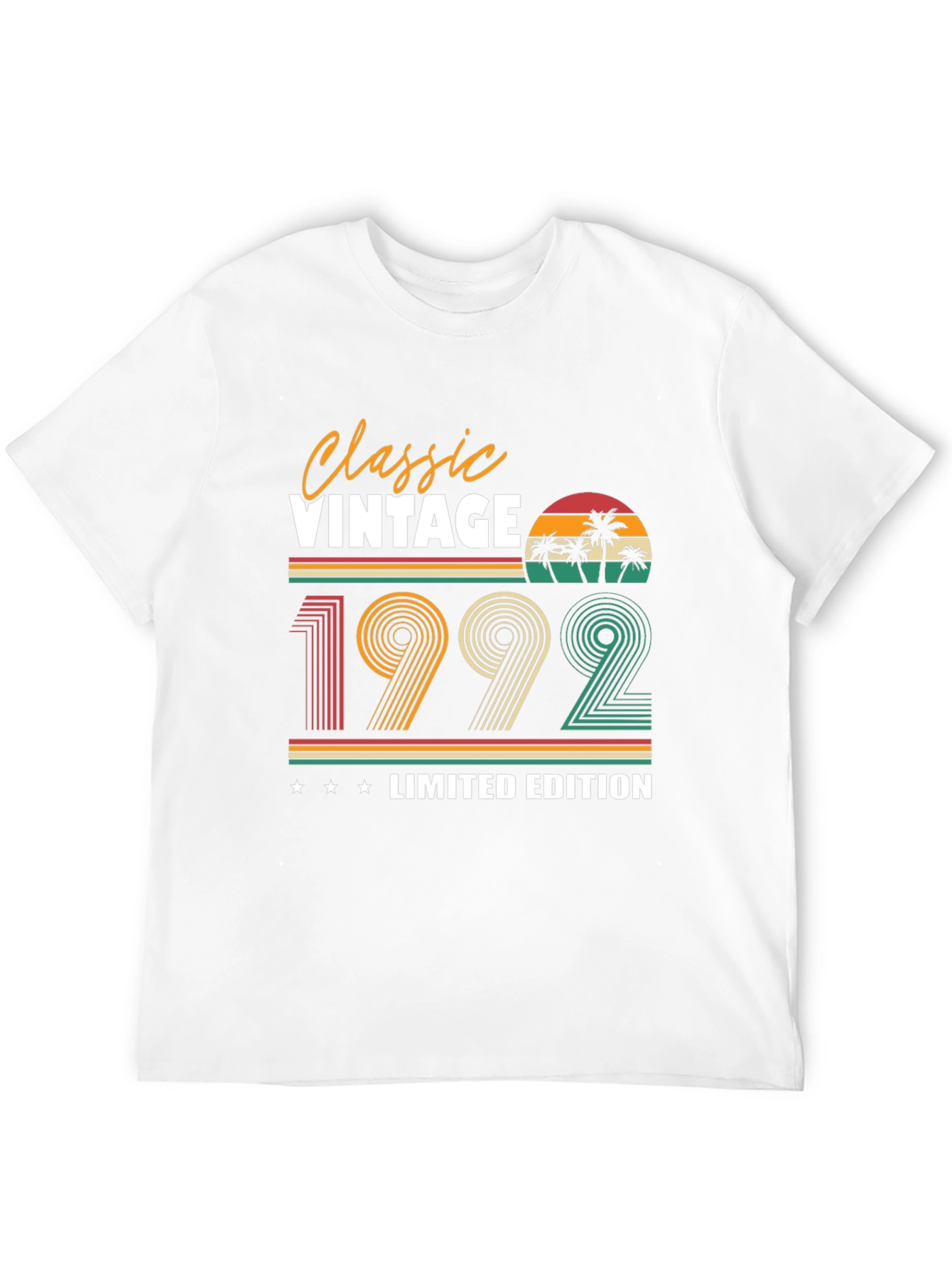 Black Classic Vintage 1992 Limited Edition T-Shirt view 12