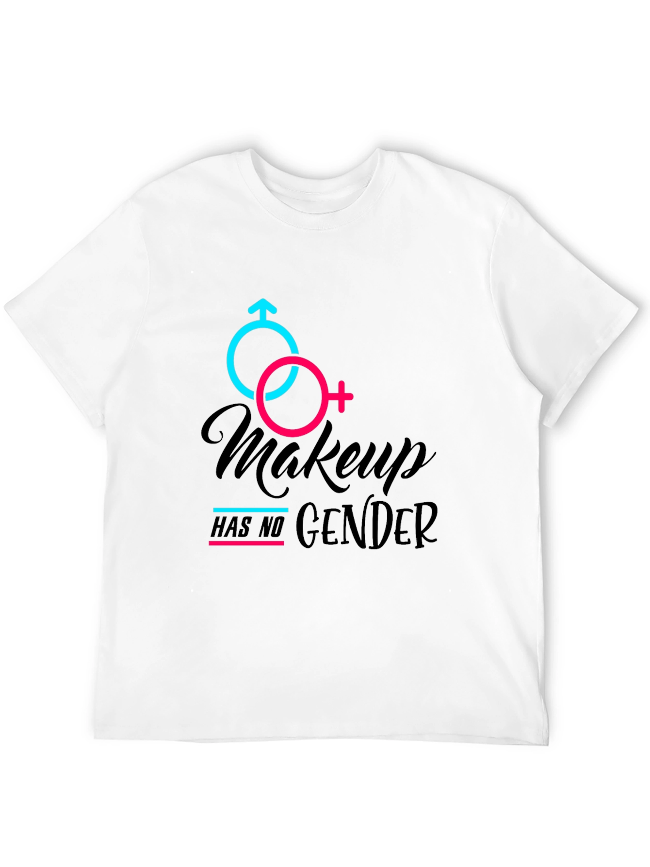 Black Makeup Has No Gender Black Tee view 12