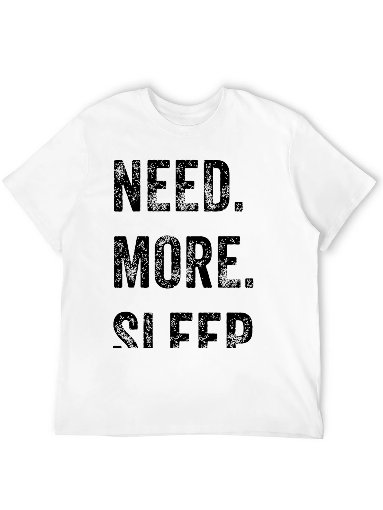 Black Need More Sleep Graphic T-Shirt view 12
