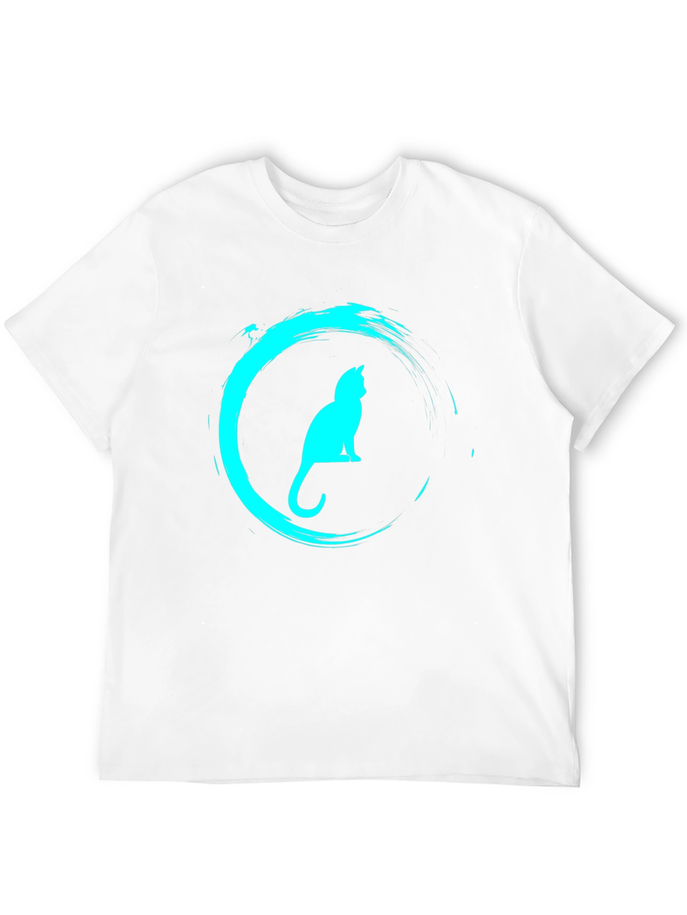 Black Zen Cat Graphic Tee - Relaxed Fit view 12