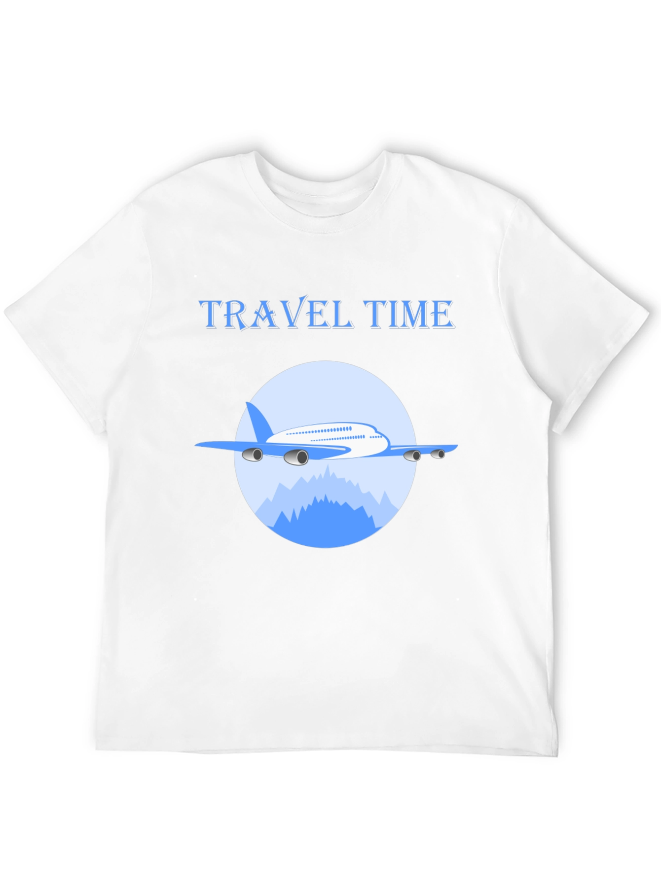 Black Travel Time Graphic Tee view 12