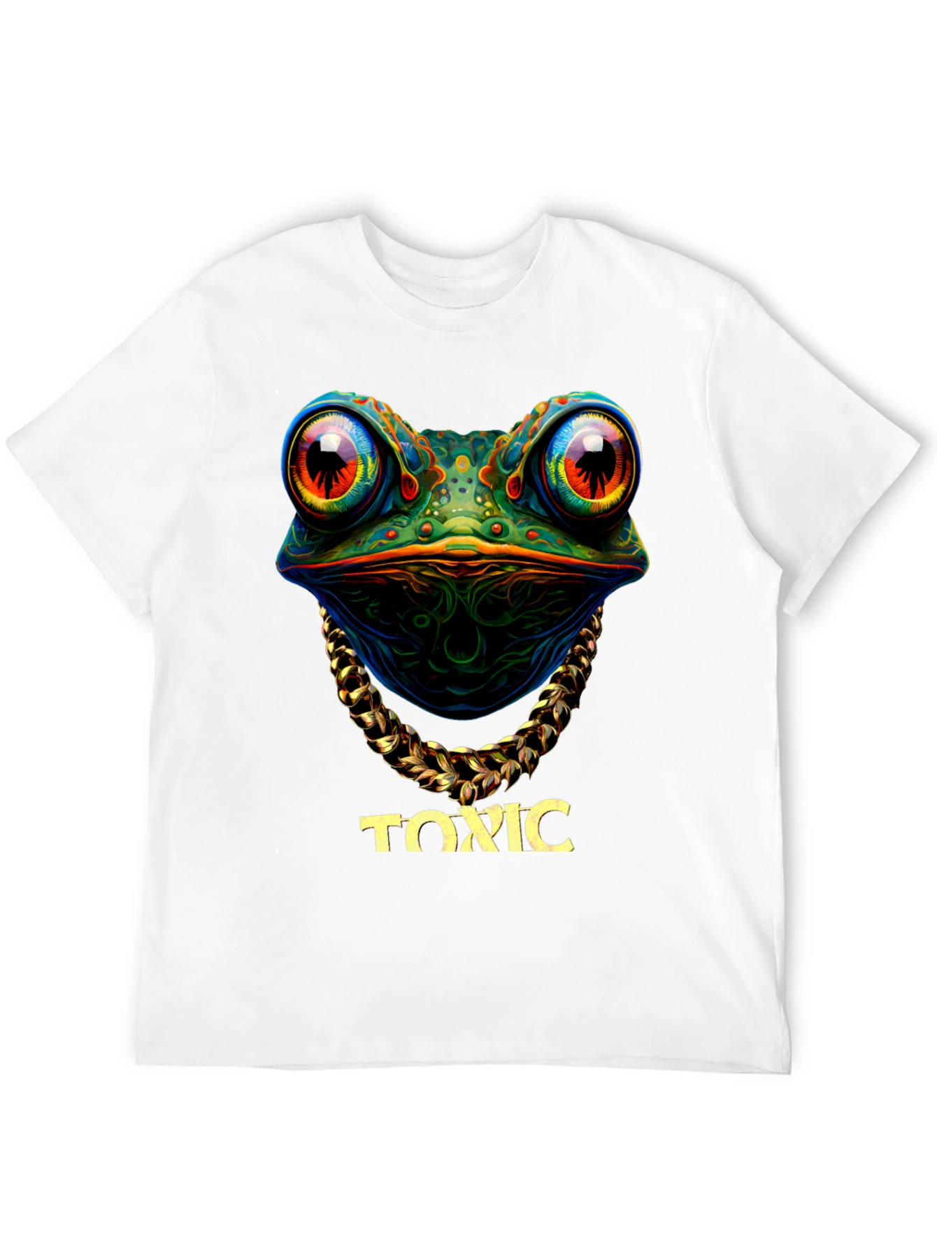 Black Toxic Frog Graphic T-Shirt - Unique Design view 12