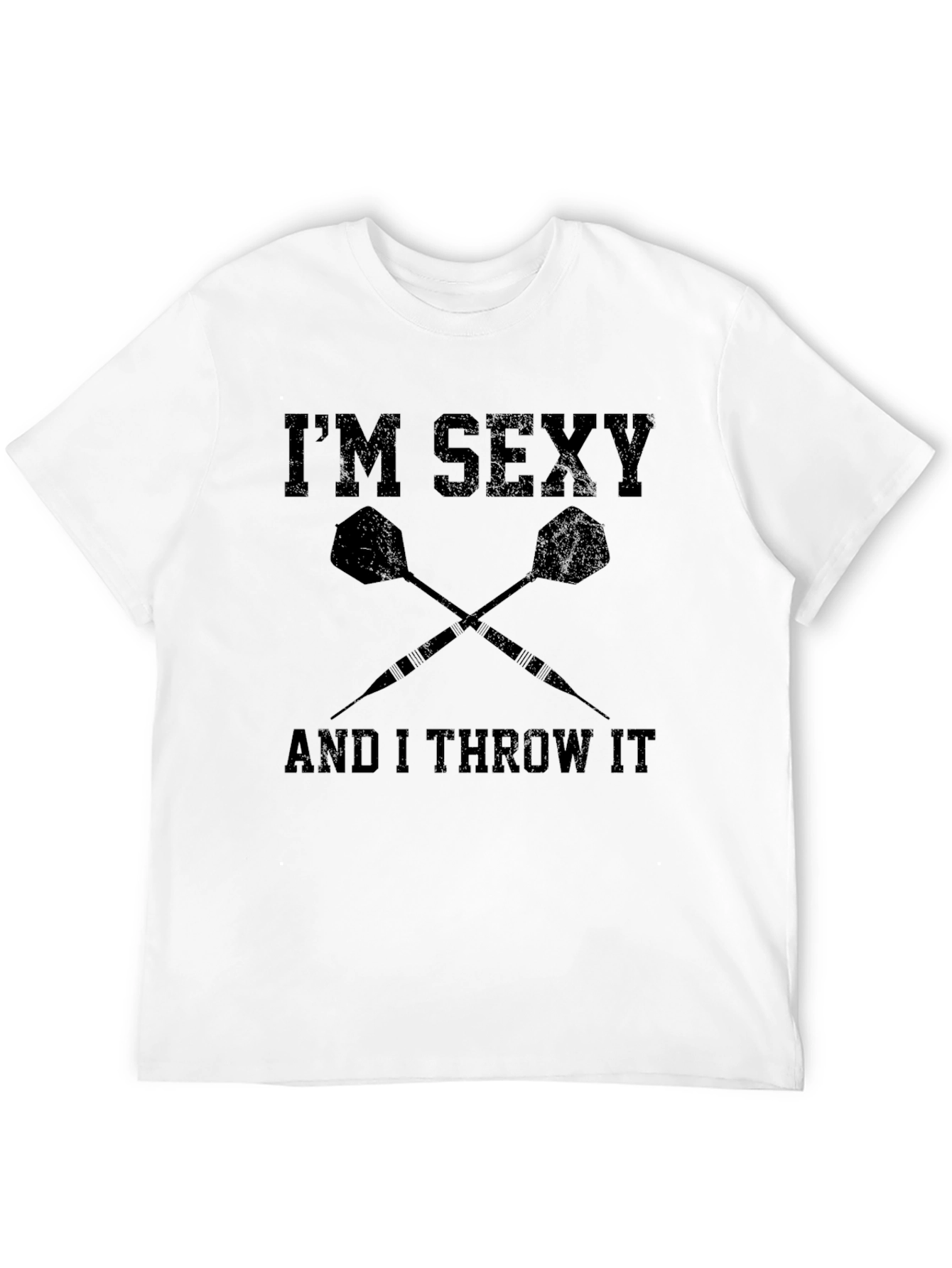 Black I'm Sexy And I Throw It Dart T-Shirt view 12