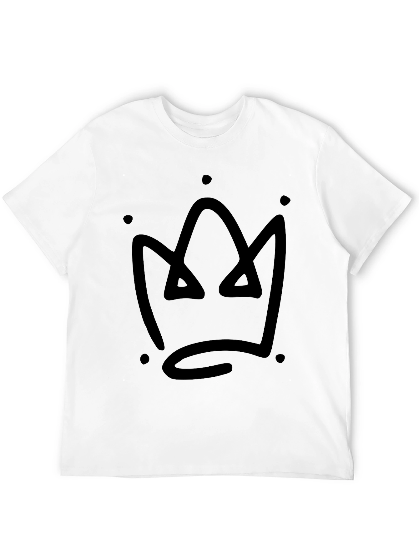 Black Crown Graphic Black T-Shirt view 12