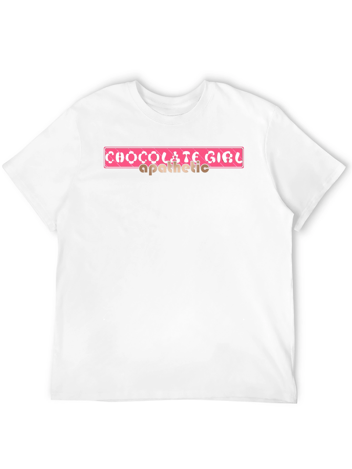 Black Chocolate Girl Graphic T-Shirt, Apathetic Statement Tee view 12