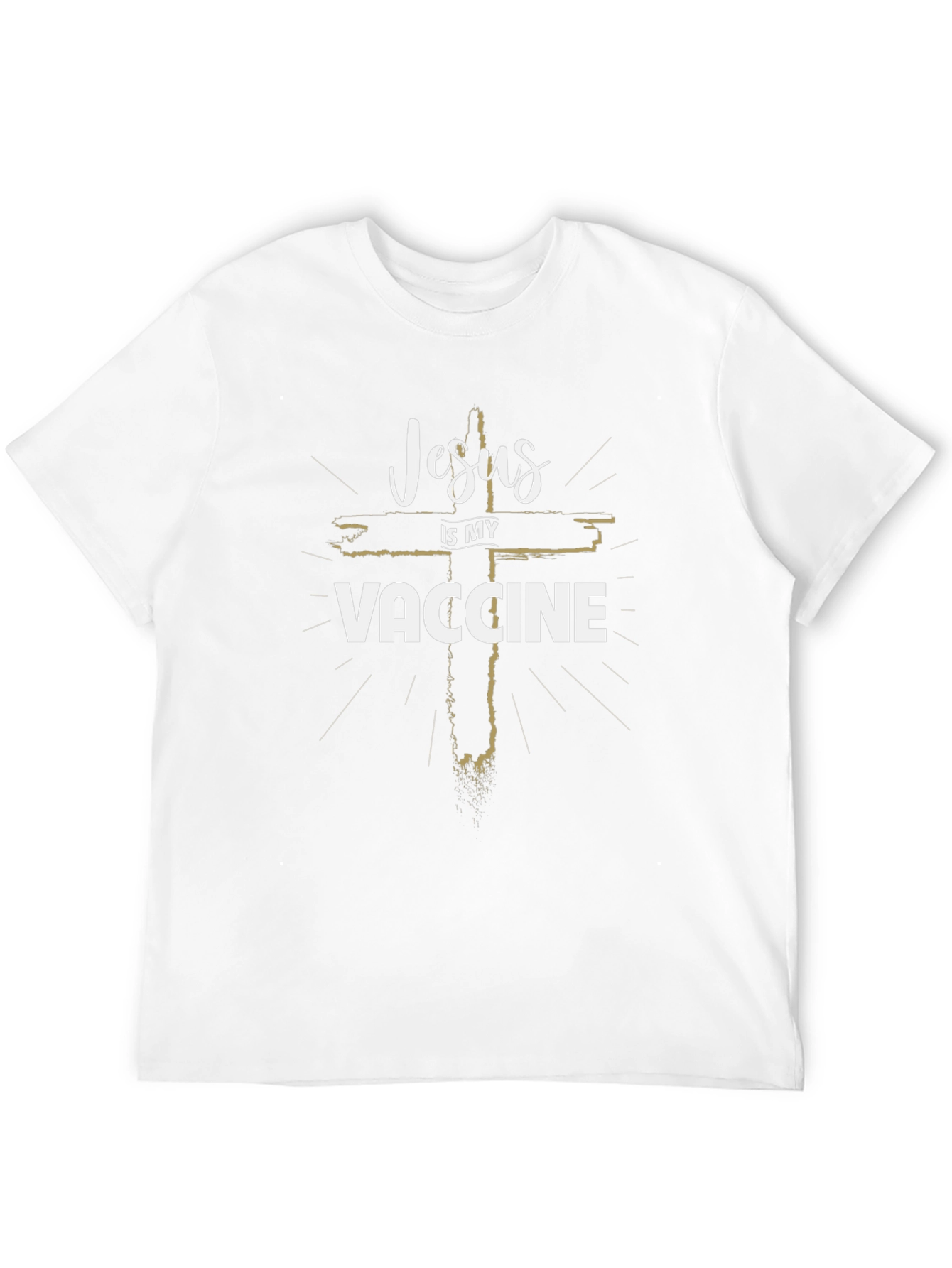Black Jesus Is My Vaccine Graphic Tee view 12