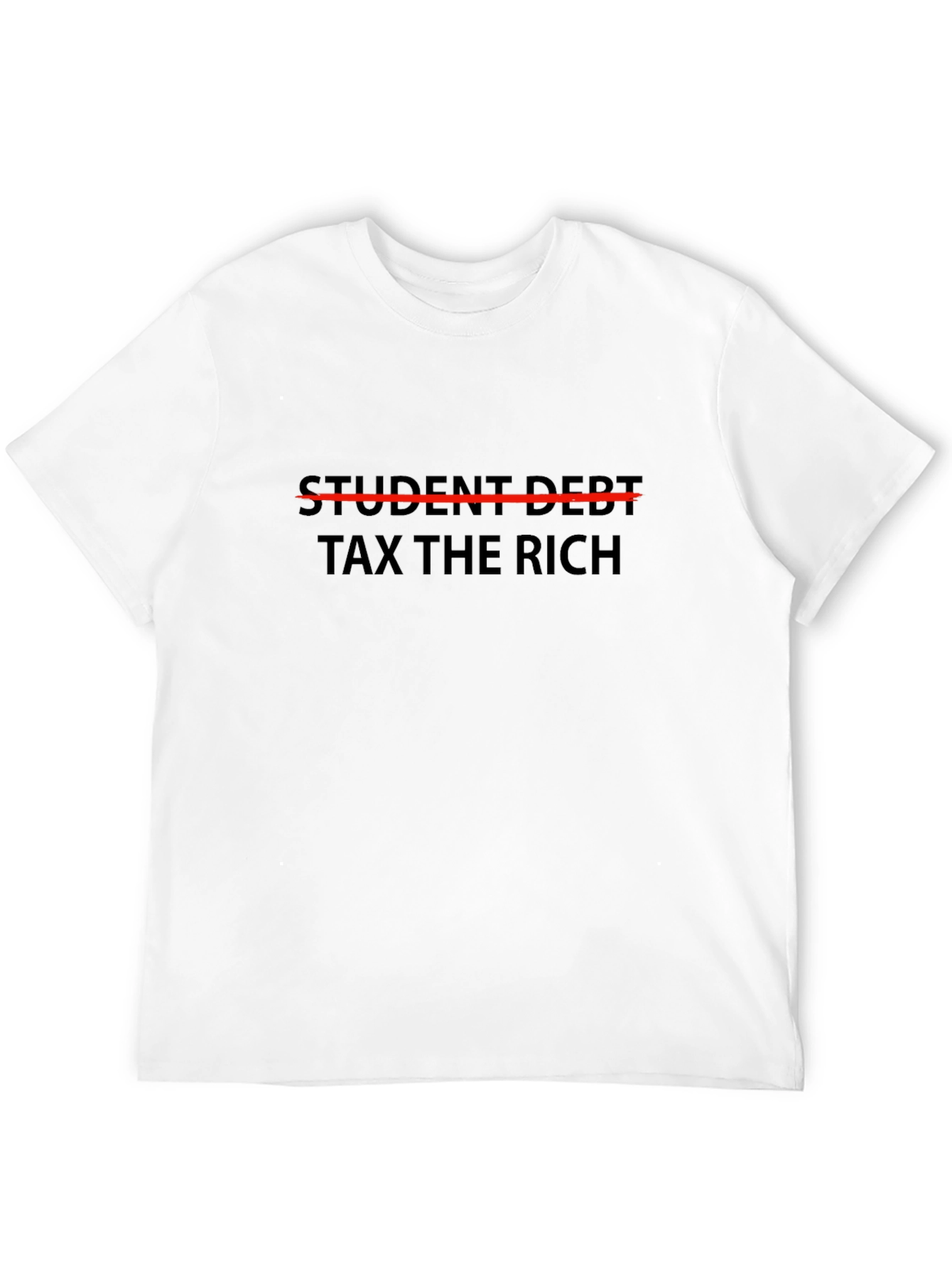 Black Student Debt Tax the Rich Graphic Tee view 12