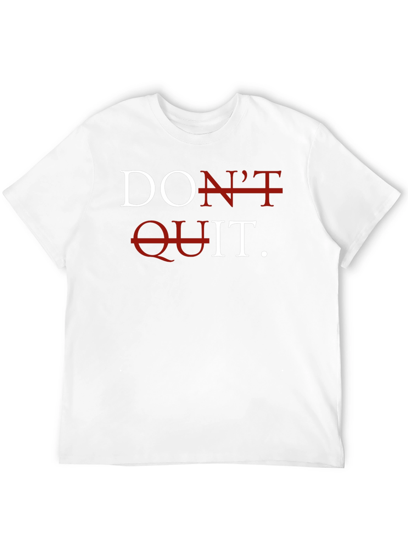 Black Don't Quit Motivational Graphic T-Shirt view 12