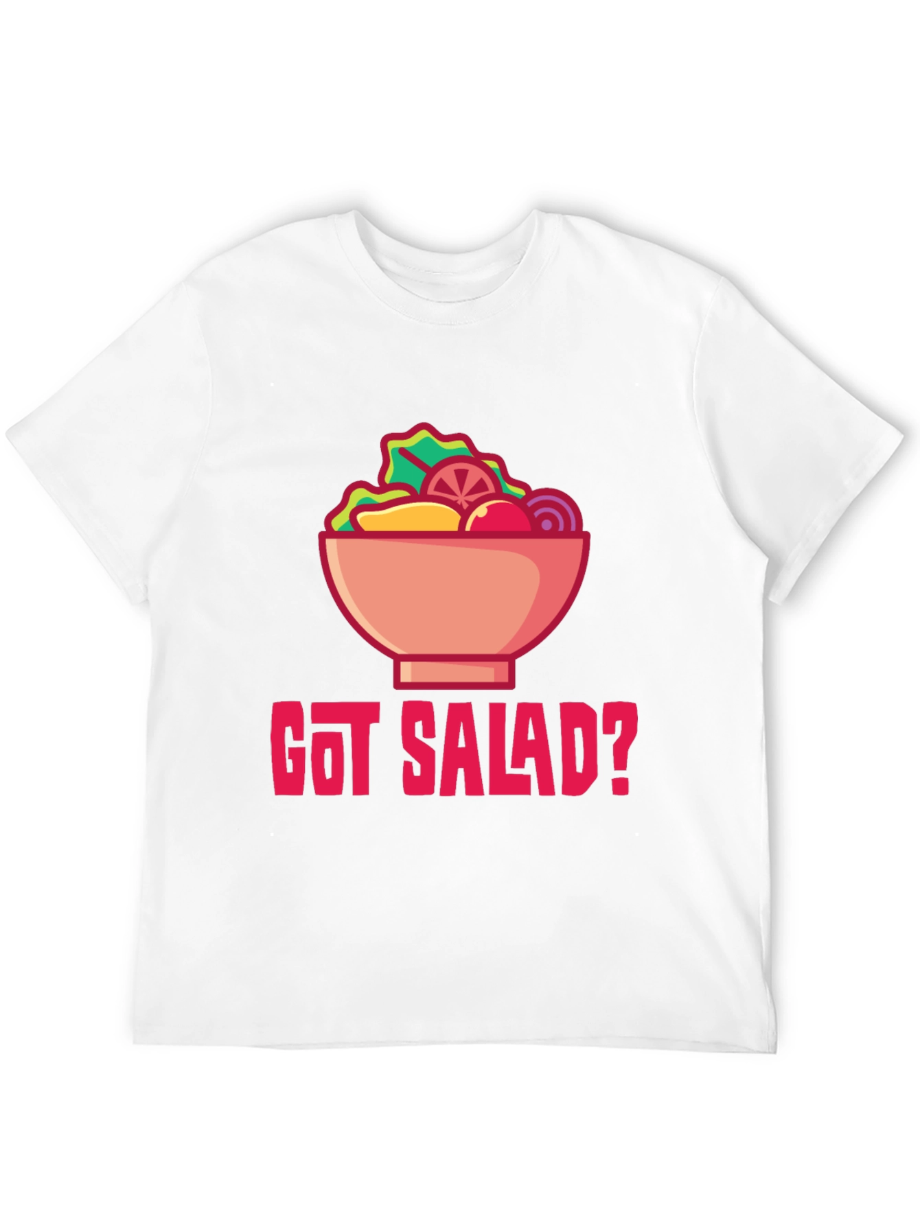 Black Got Salad? Graphic Tee - Black Cotton Blend view 12