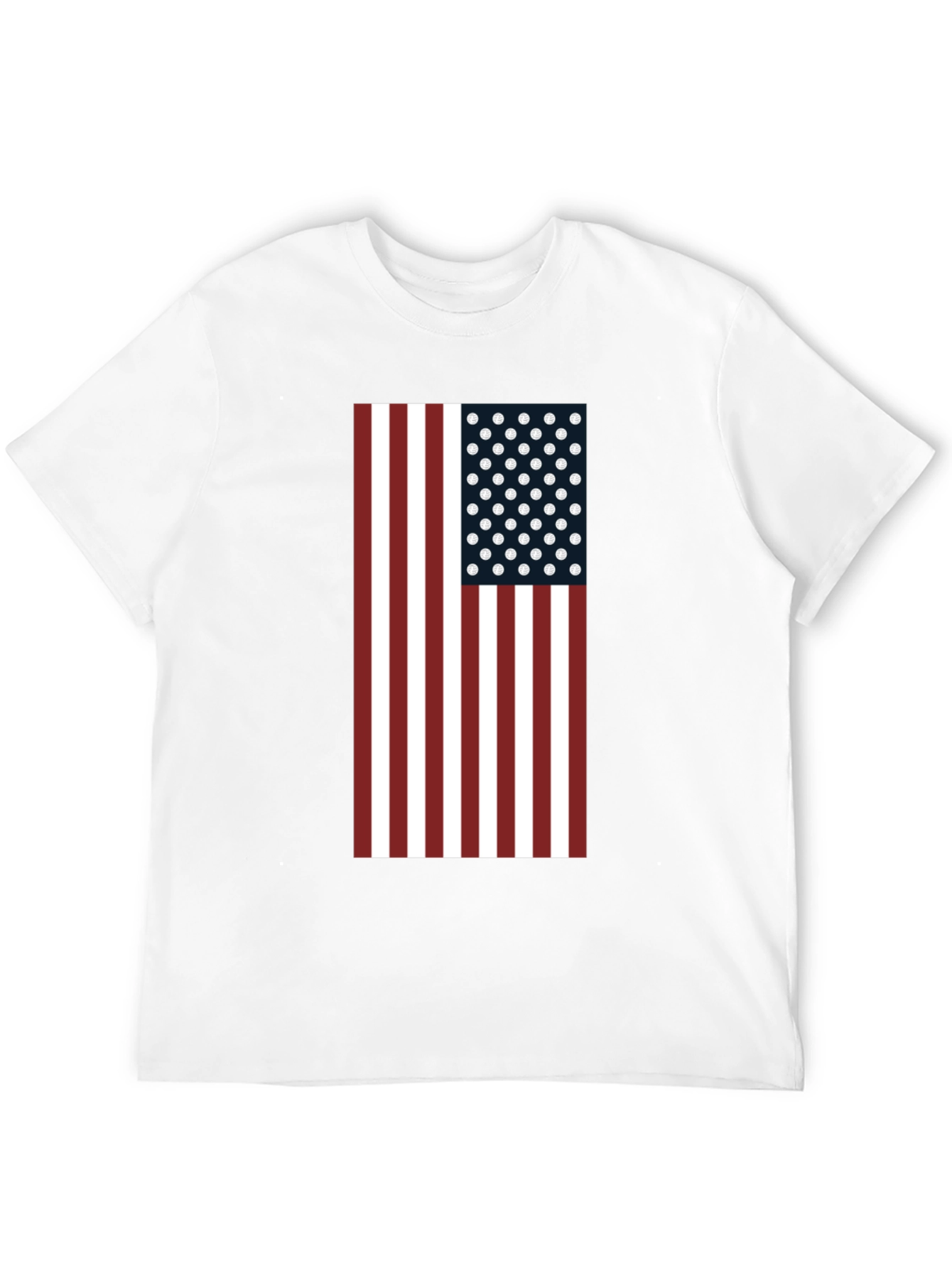 Black American Flag Graphic Tee - Patriotic Style view 12