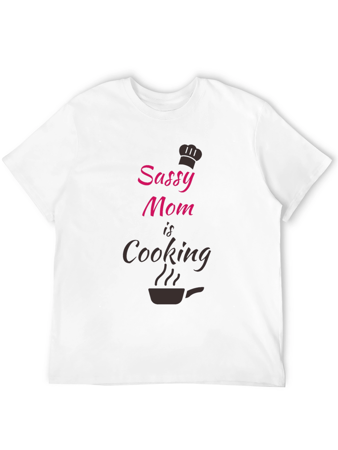 Black Sassy Mom Cooking Graphic Tee - Black view 12