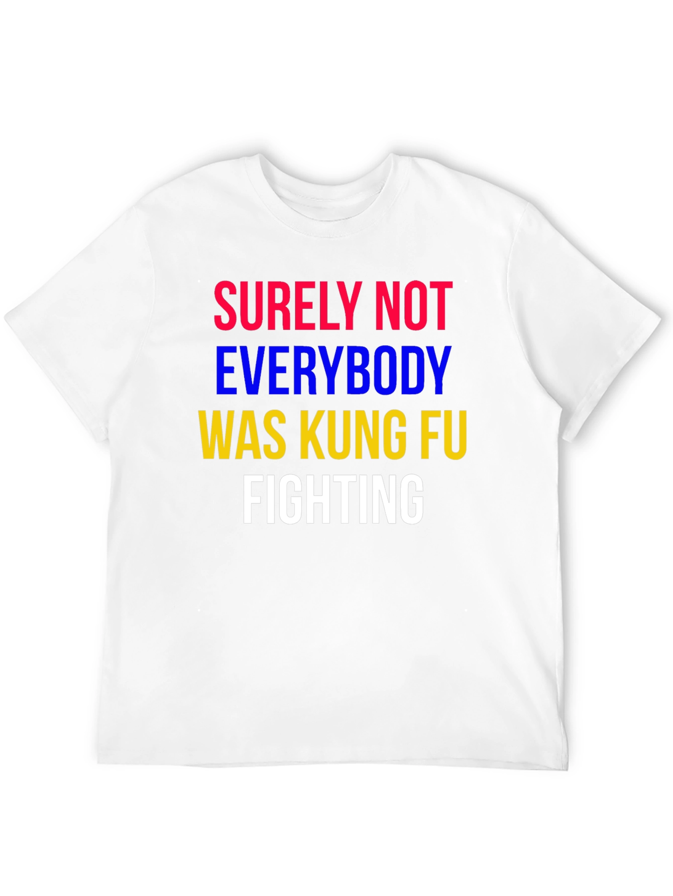 Black Kung Fu Fighting Graphic T-Shirt view 12