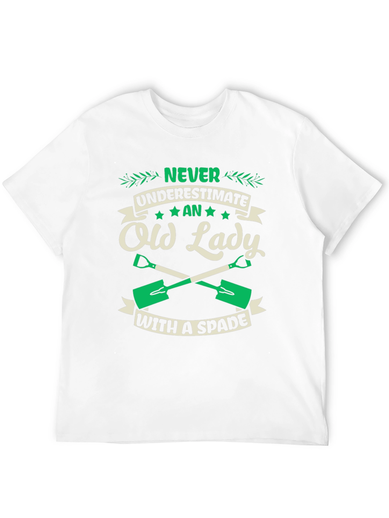 Black Never Underestimate an Old Lady T-Shirt view 12