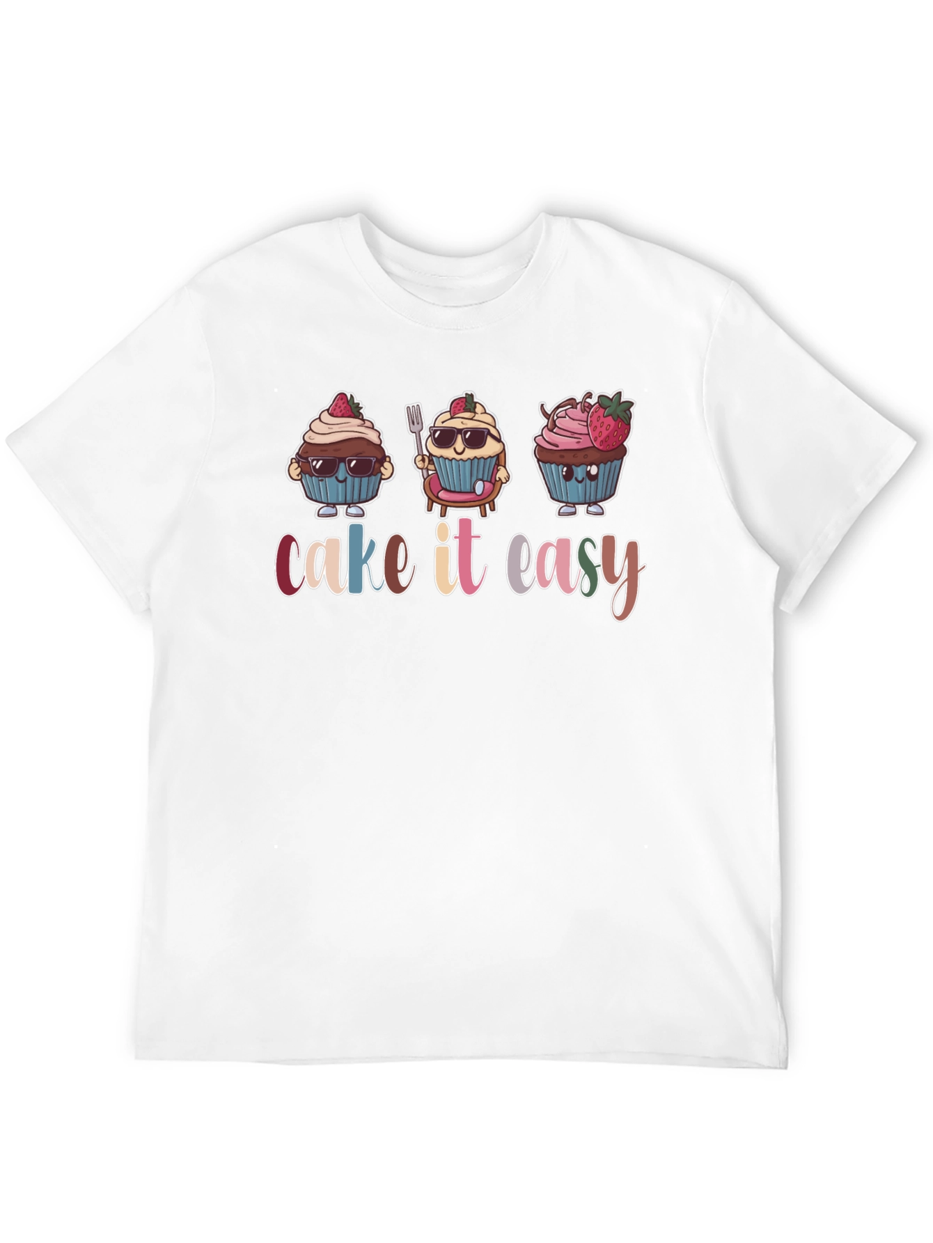 Black Cake It Easy Graphic T-Shirt view 12