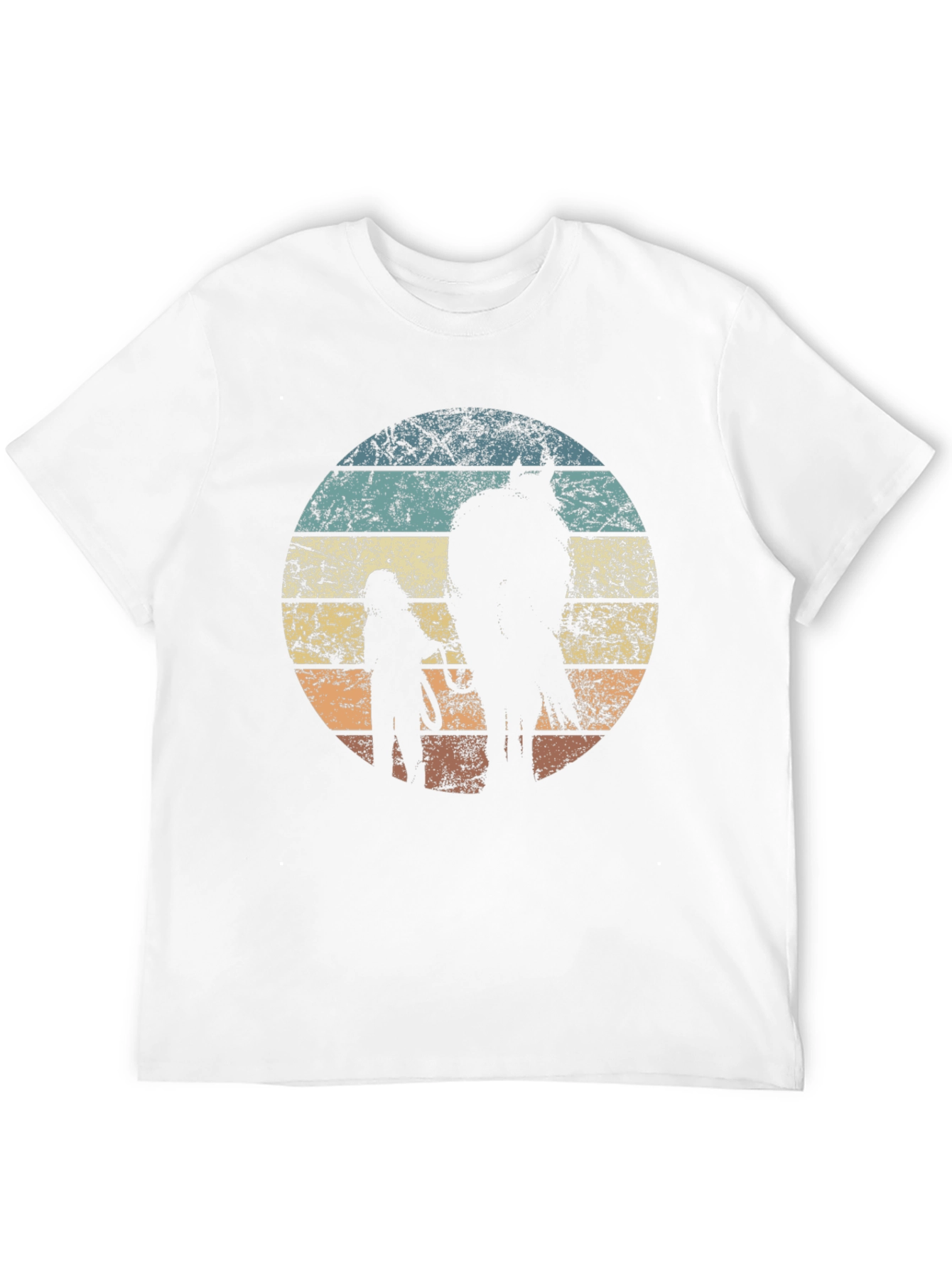 Black Retro Horse & Rider Graphic Tee view 12