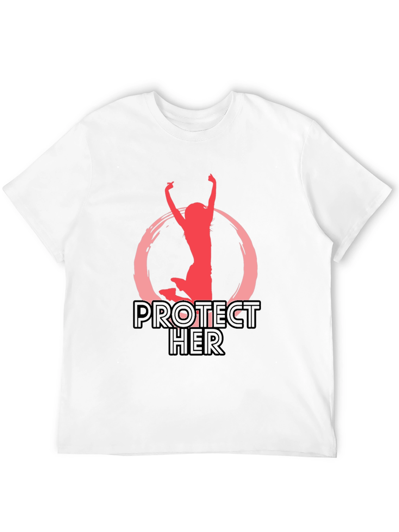 Black Protect Her Graphic T-Shirt view 12