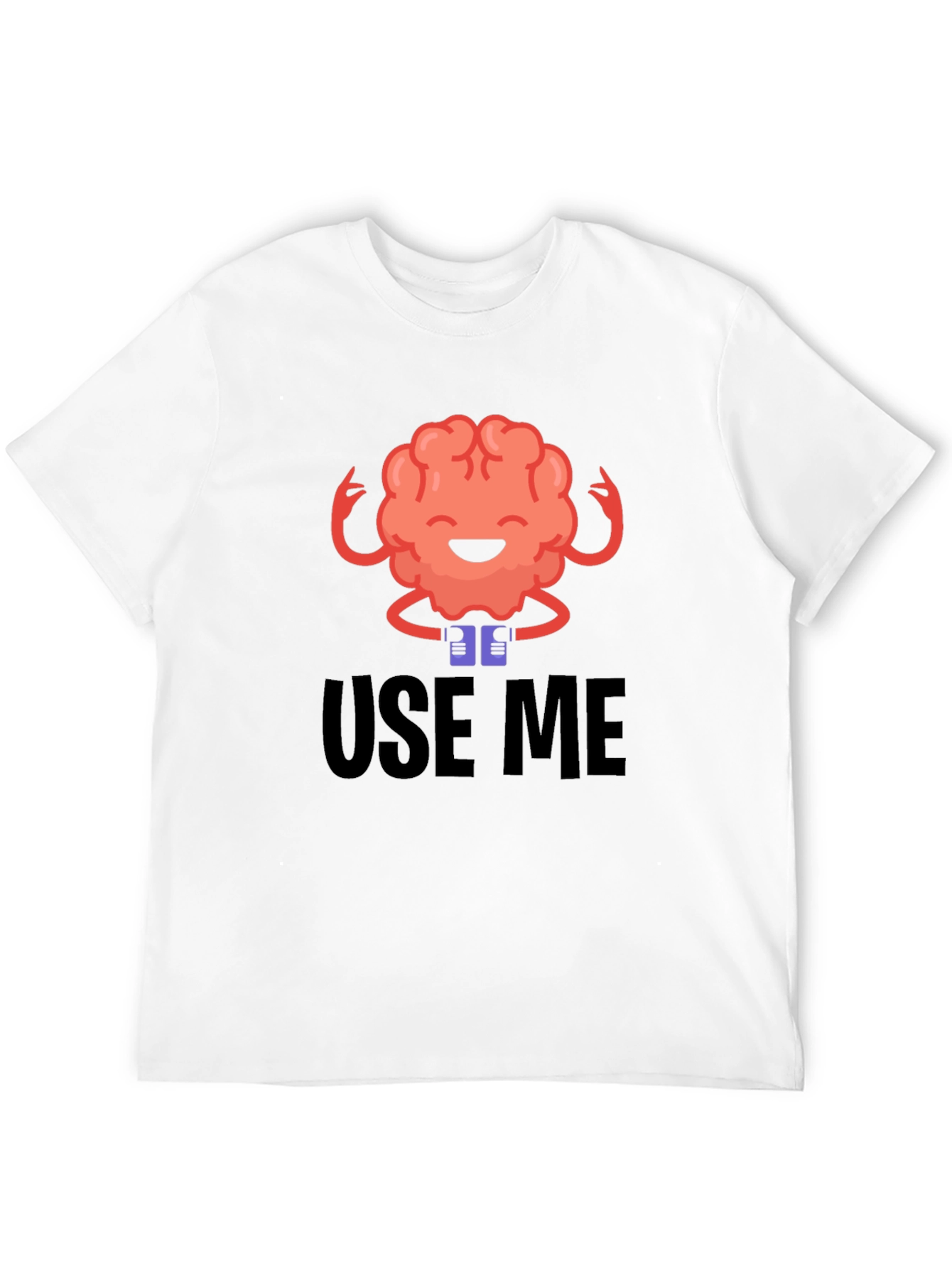 Black Use Me Brain Graphic Tee - Black T-Shirt view 12