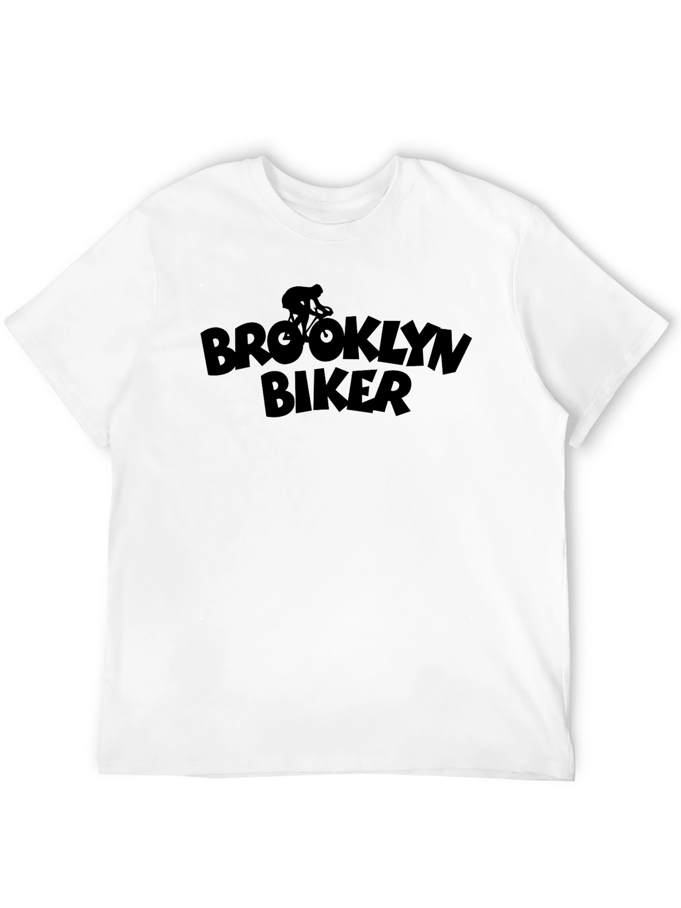 Black Brooklyn Biker Graphic T-Shirt view 12