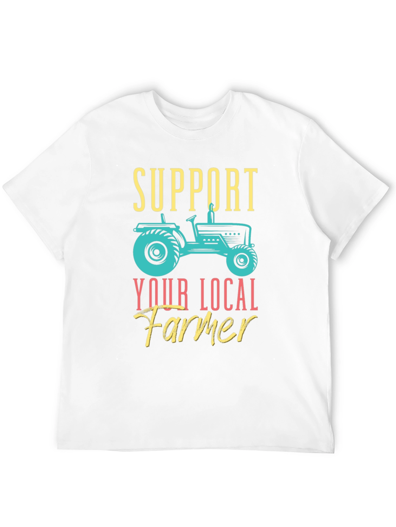 Black Support Local Farmer Graphic Tee view 12