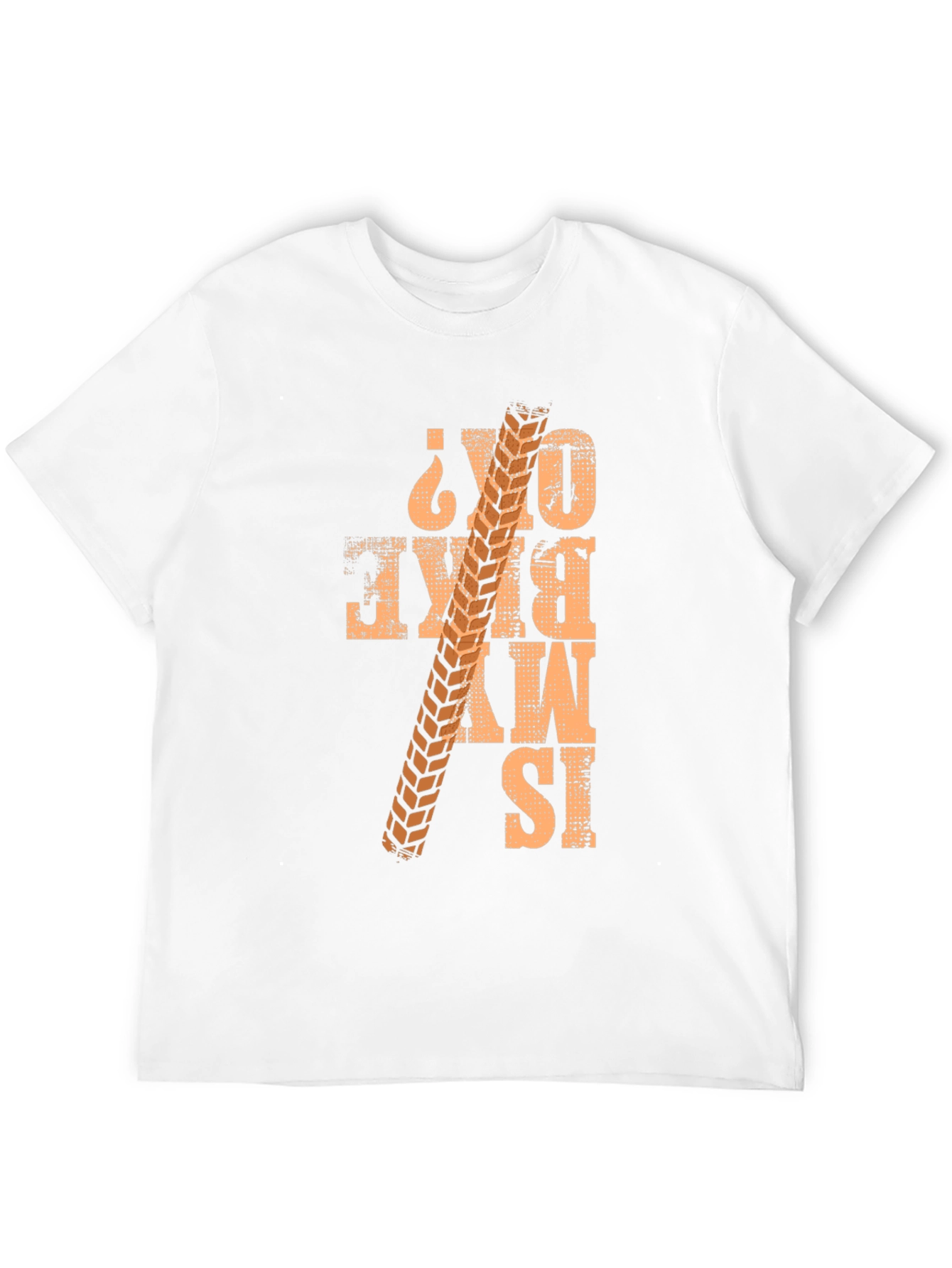 Black Is My Bike OK? T-Shirt - Mountain Biker Tee view 12